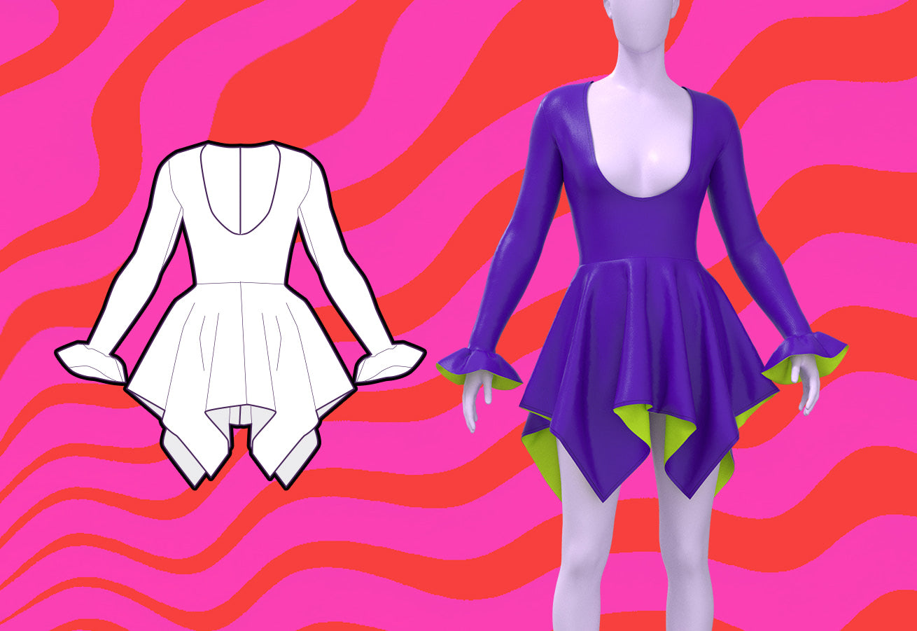 how to shorten a handkerchief dress How to Cut and Sew a Handkerchief Skirt