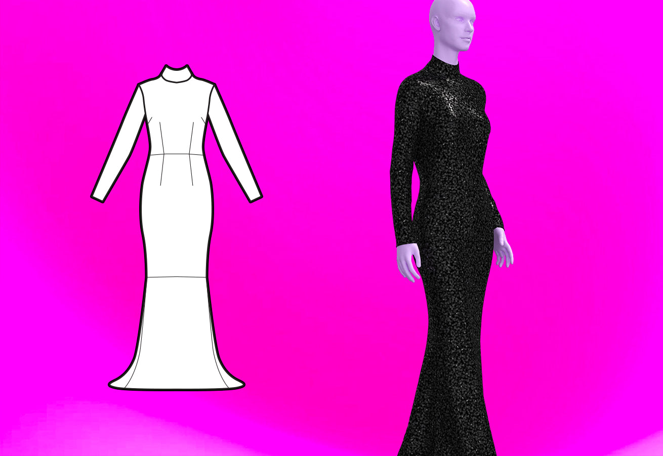 how to sew a long sleeve dress Part 3
