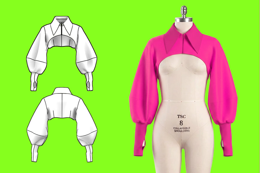 How to Sew a Balloon Sleeve Shrug for Drag Queens