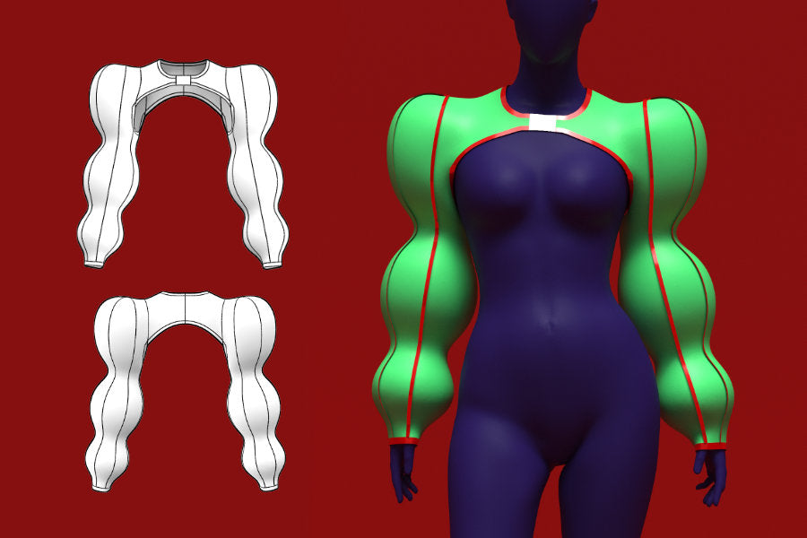 How to Sew an Ornament Ball Sleeve Shrug