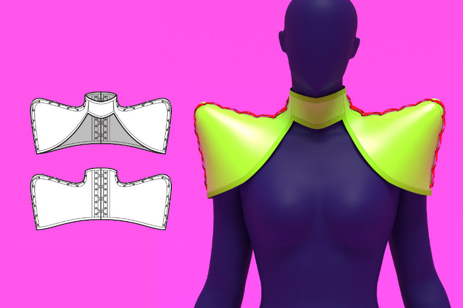 How to Sew a Pointed Shoulder Corset