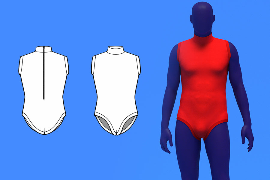 How to Sew a Men's Sleeveless Leotard