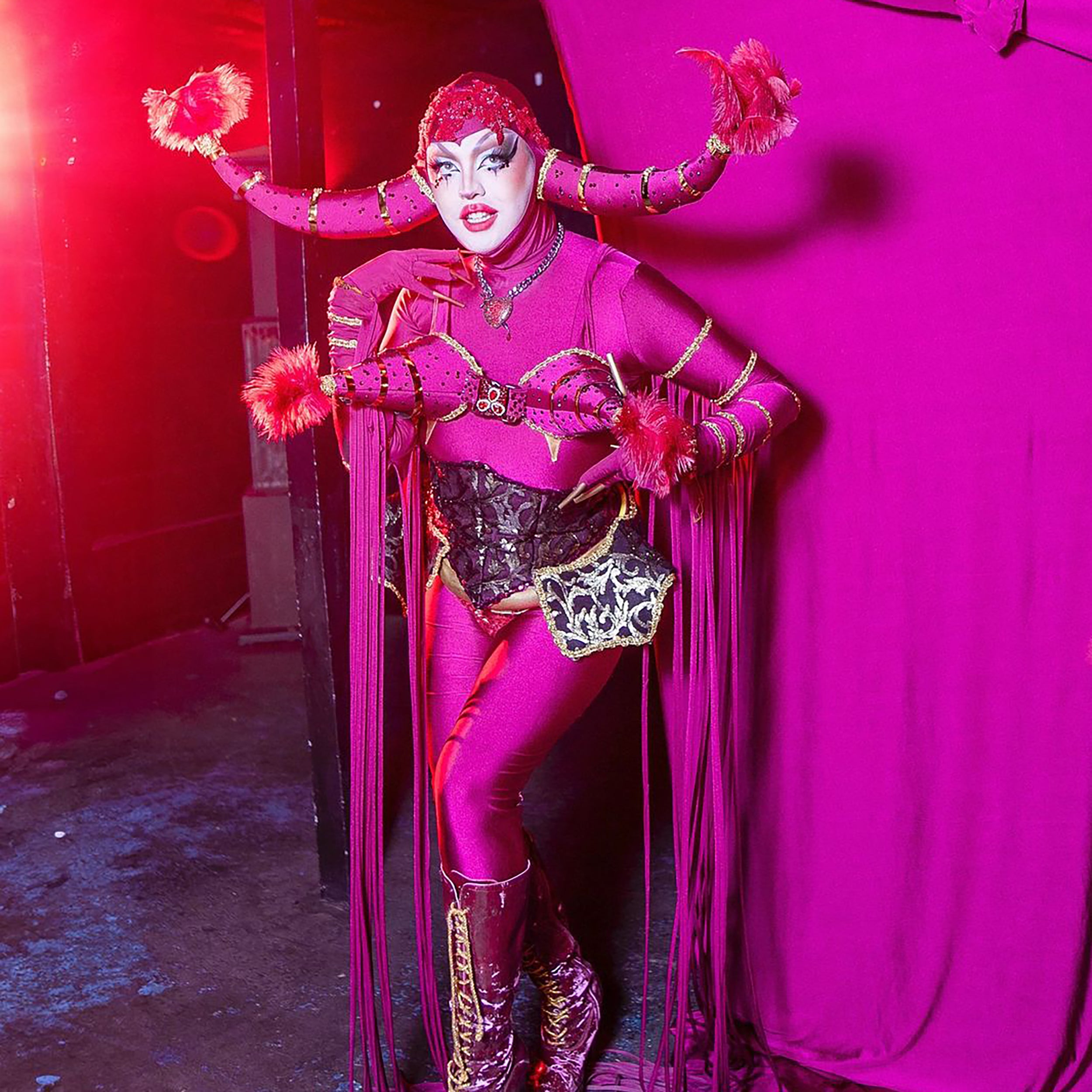 Bat Underbust Corset Sewing Pattern (XS-2X) For Drag Queens