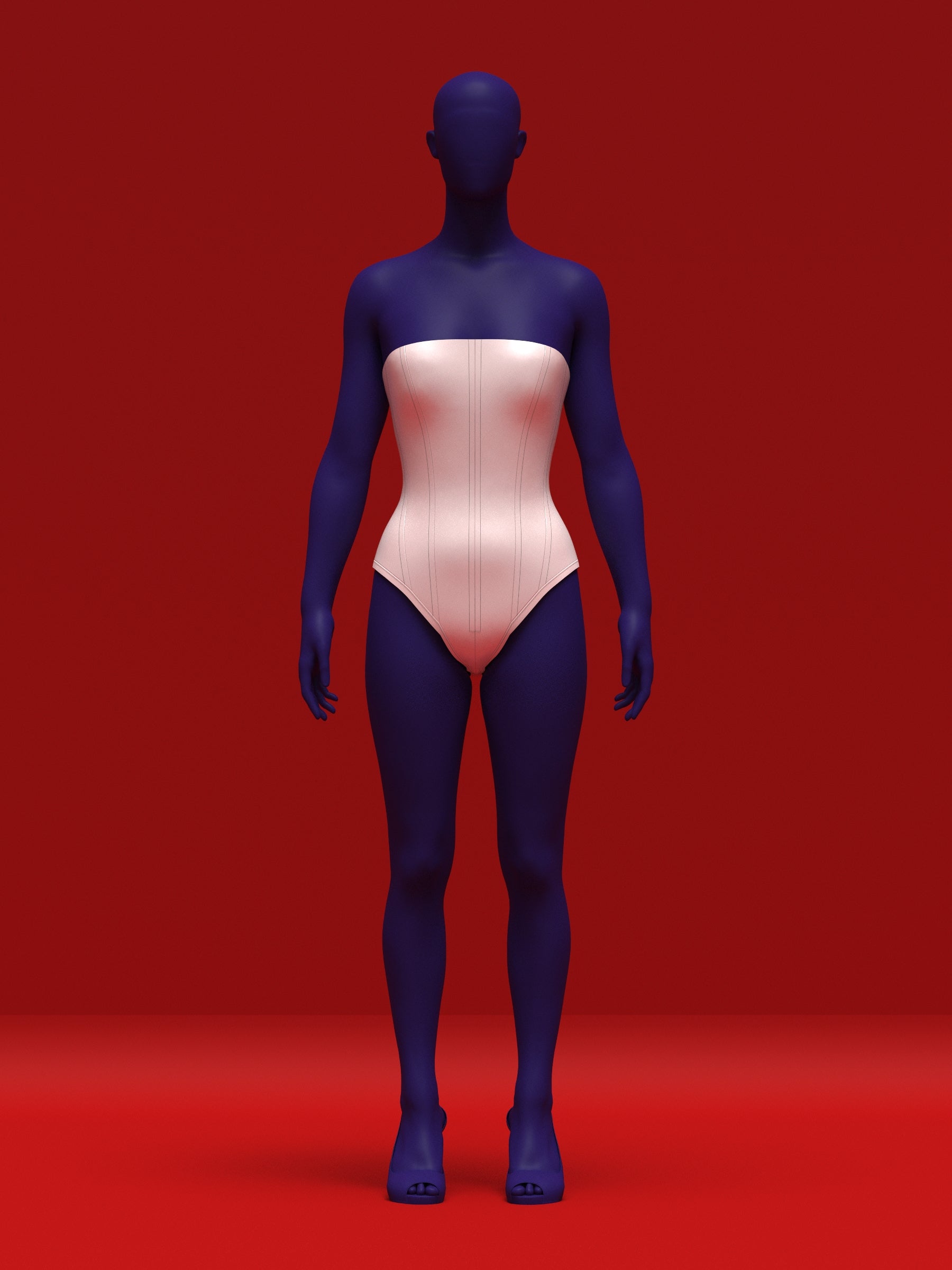 Off-Shoulder Bow Corset Leotard (XS-4X) Drag Queen Sewing Pattern Costume Holiday Evening Bodysuit Boned Oversized Campy Elegant Front Corset