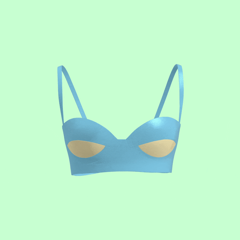 Katkow Stretch Bra Sewing Pattern Cutout For Drag Queens Costume Plus Size Lingerie Sexy Fashion Cosplay Goth Rave Latex Fantasy Thumb