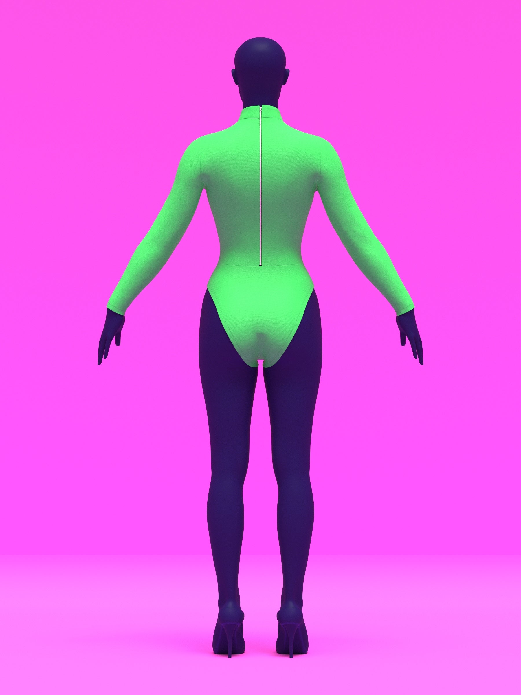 Long Sleeve Leotard Sewing Pattern for Drag Queens Costume Outfit Cosplay Rave Festival Dance Katkow Sew DIY