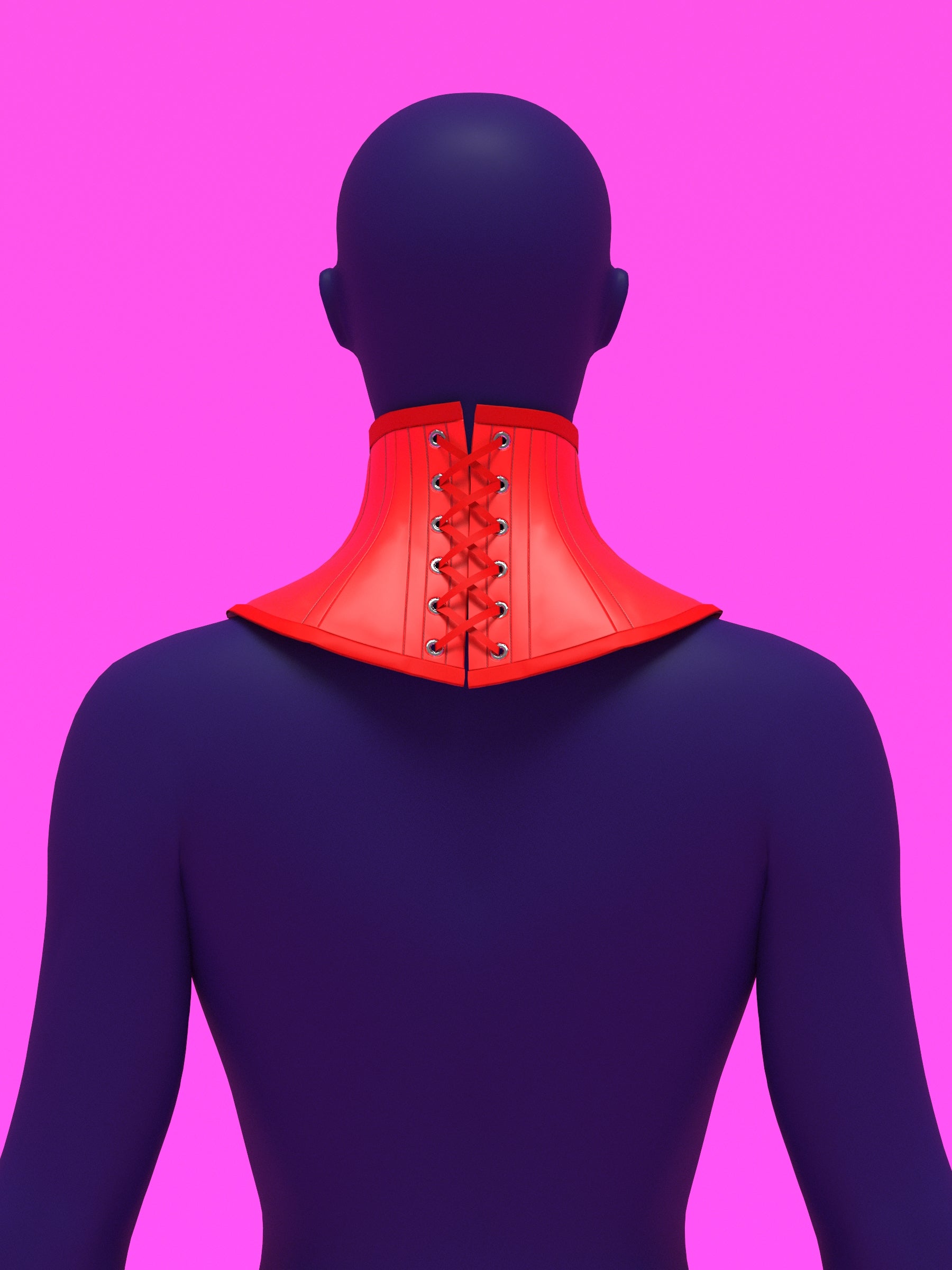 Rounded Neck Corset Sewing Pattern For Drag Queens Cosplay Alternative Fetish Goth Costumes Outfits