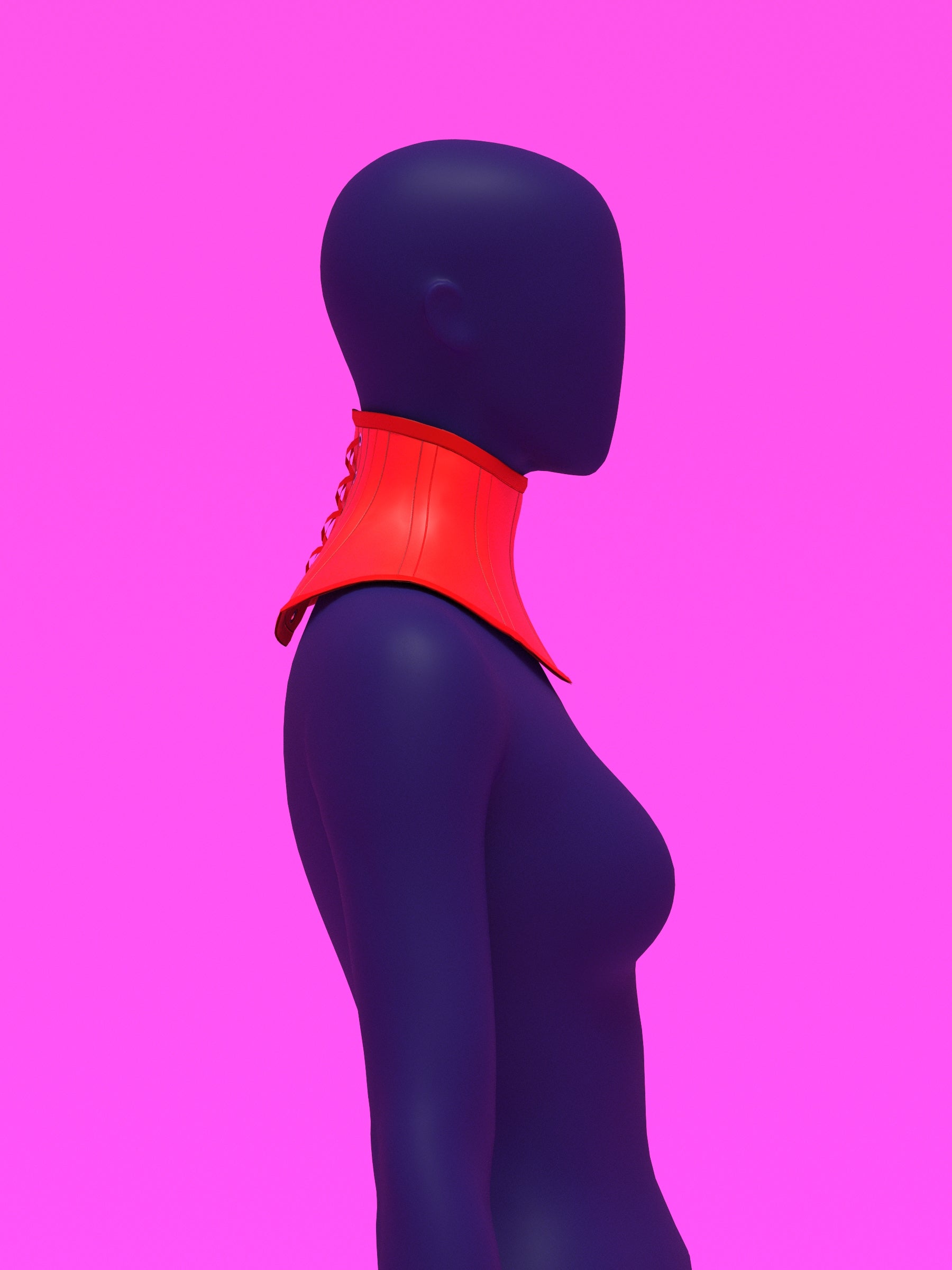 Rounded Neck Corset Sewing Pattern For Drag Queens Cosplay Alternative Fetish Goth Costumes Outfits