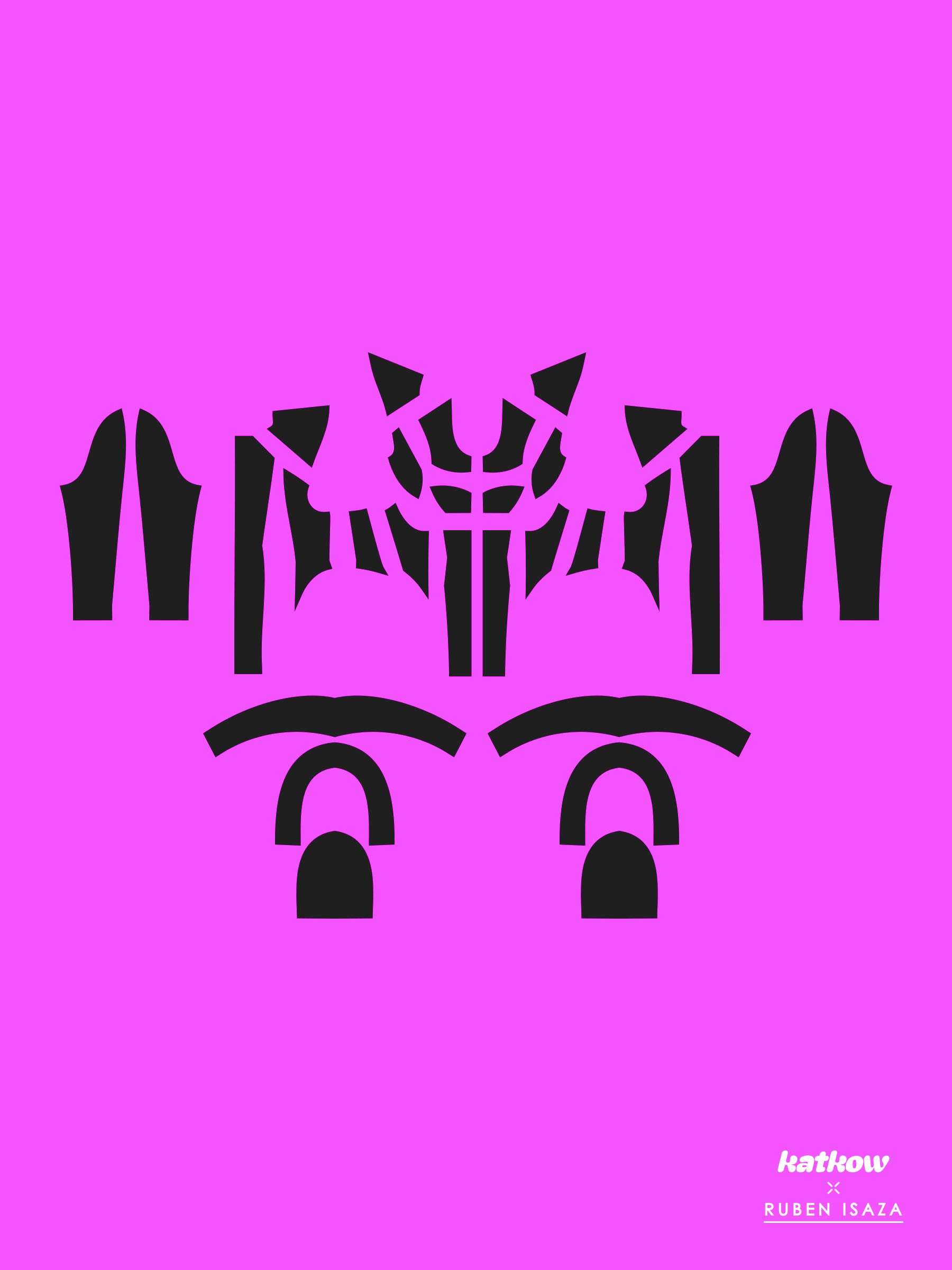 The Pointed Shoulder Hips Dress Sewing Pattern by Ruben Isaza and Katkow Drag Queen and Standard Womens Costume Outfit Cutout Colorblock Festival Rave Cosplay Mugler Future Leather Denim Layout