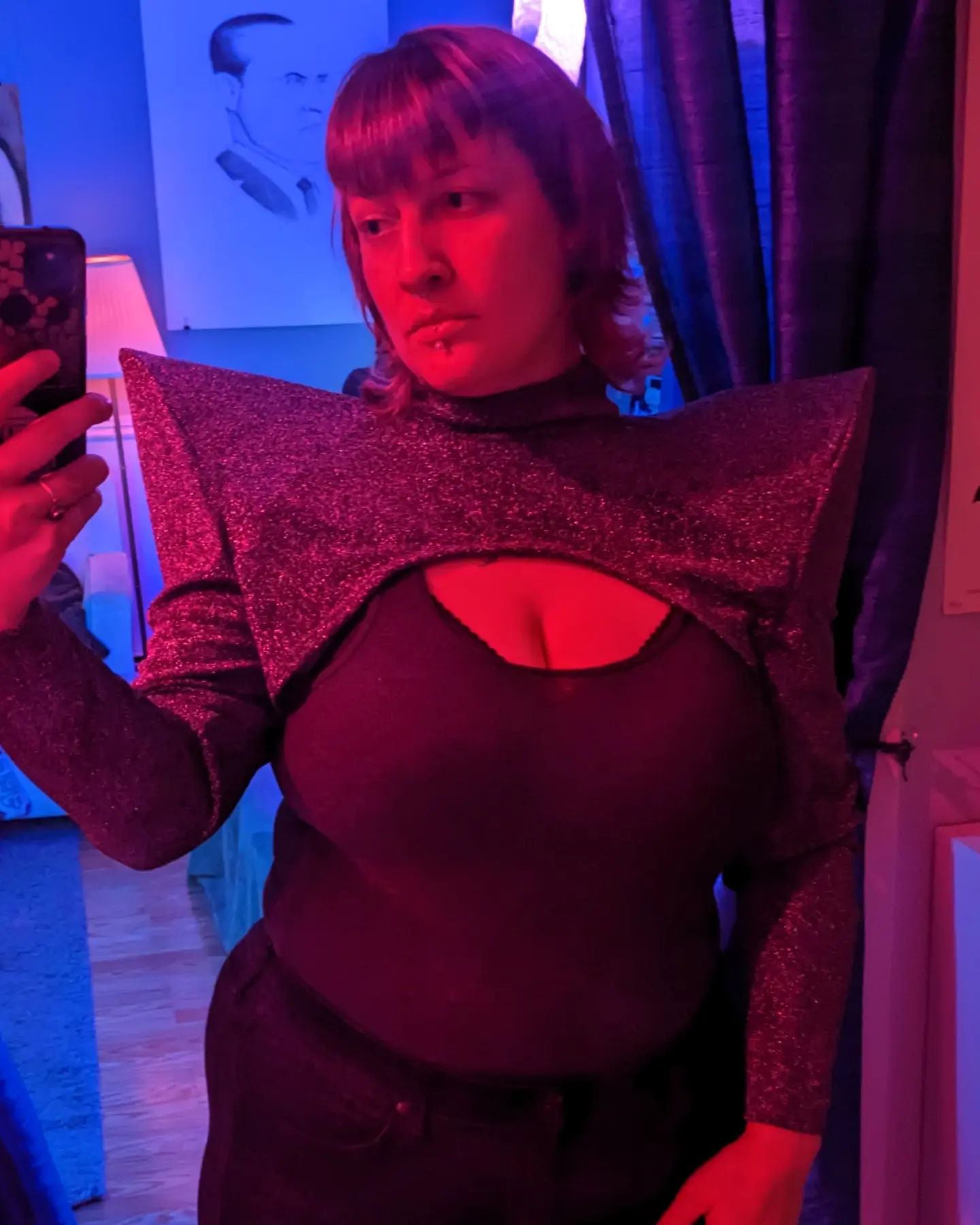 Pointed Shoulder Shrug Sewing Pattern