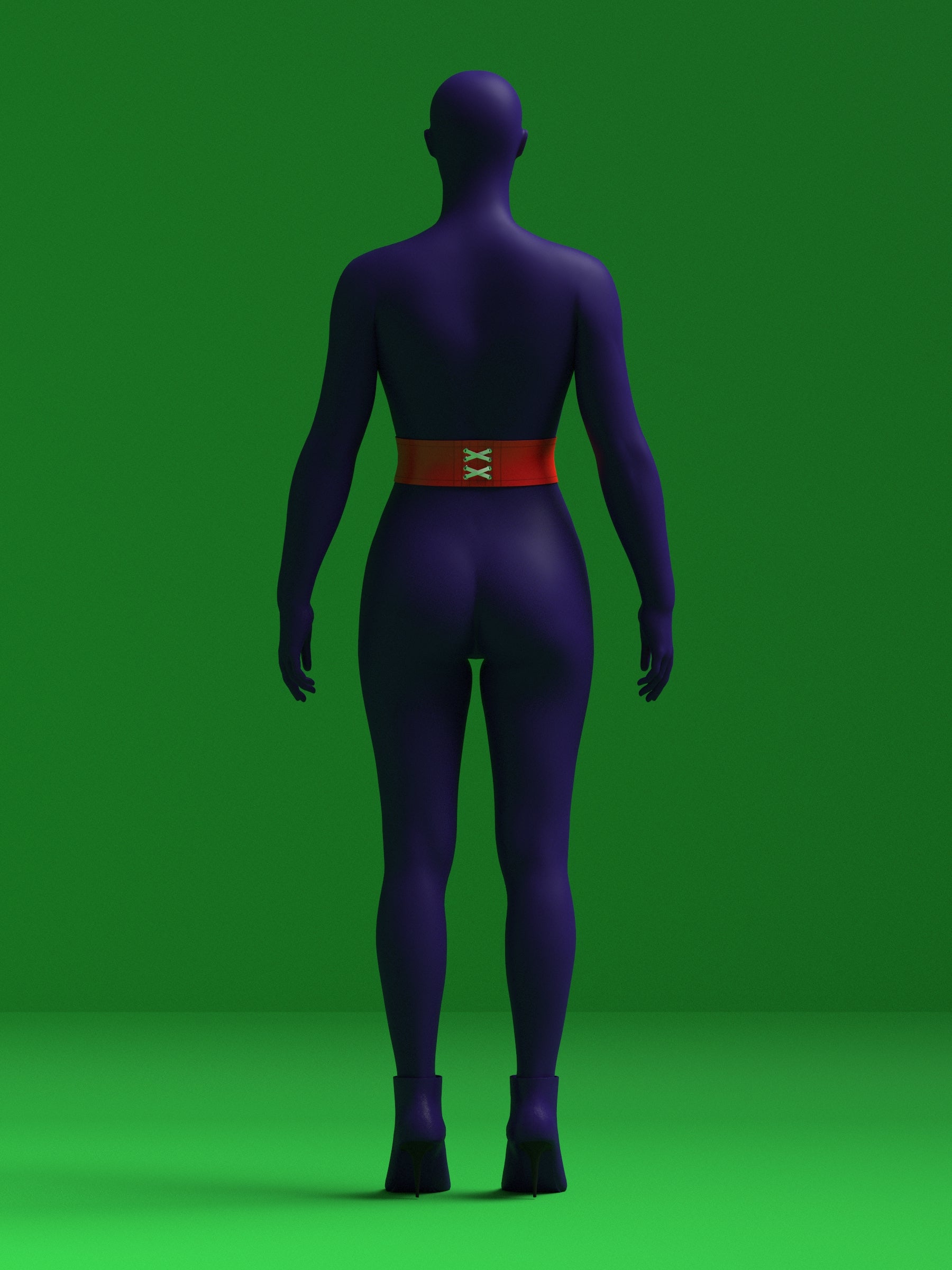 Belted Ribbon Top Sewing Pattern Corset Lace Belt for Drag Queens Sewing Pattern Costume Holiday Back