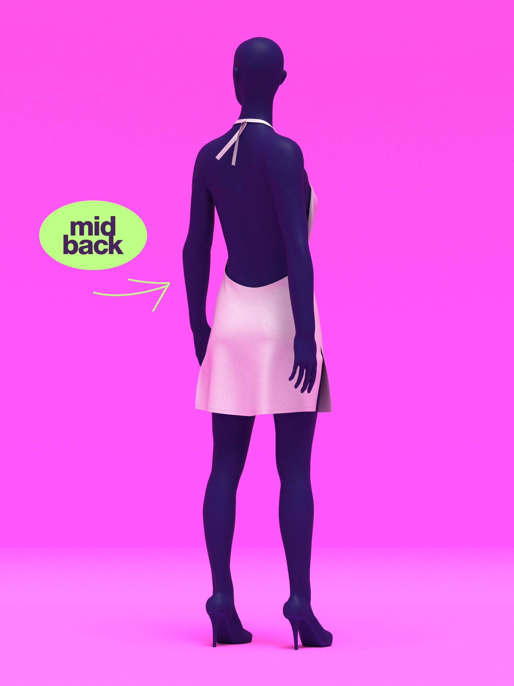 Cowl Neck Dress Sewing Pattern for Drag Queens by Katkow Paris Hilton Disco Party Easy Sew y2k Costume Mini Mid Back