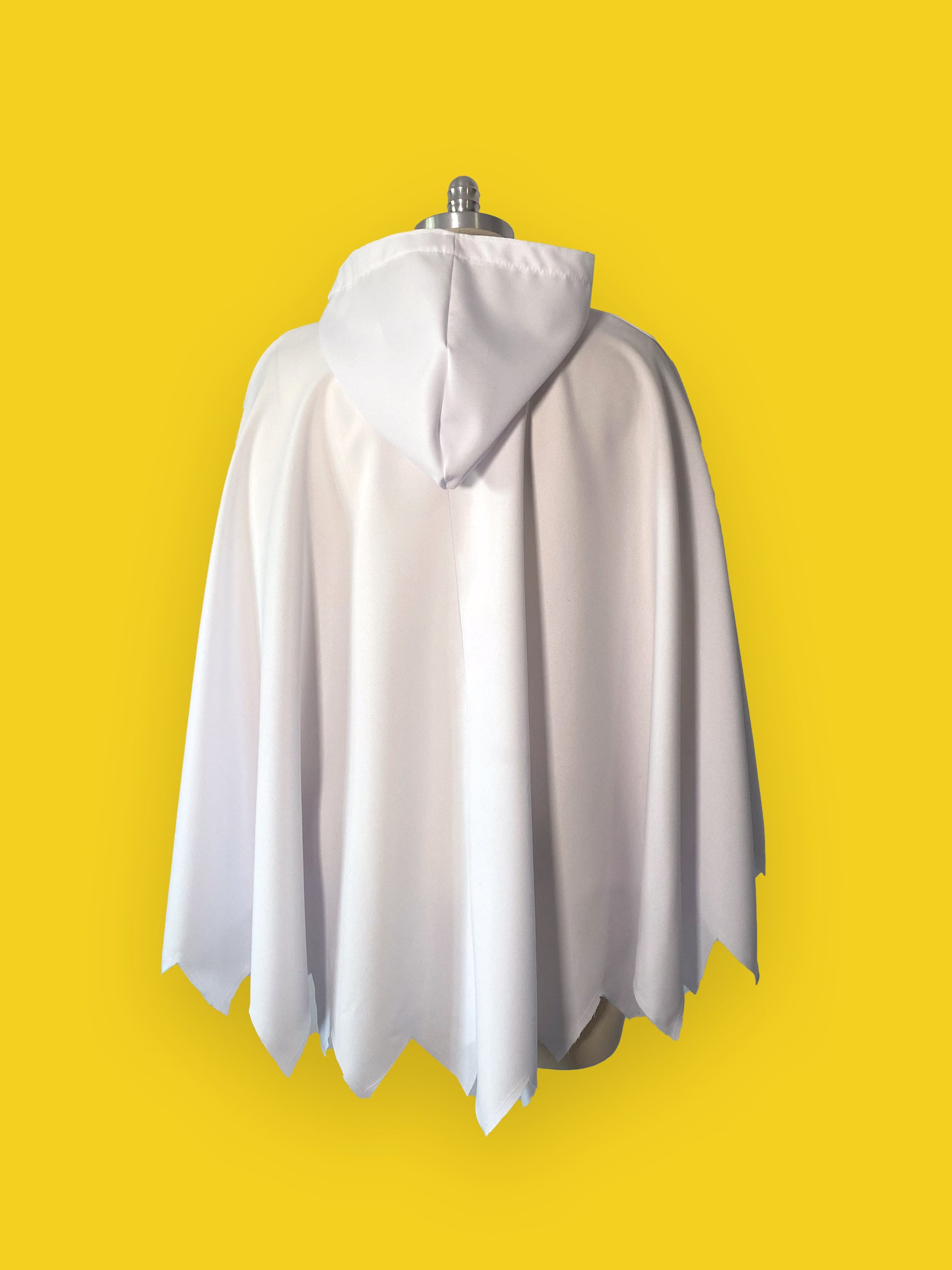 Ghost Hooded Poncho sewing pattern XS-4X for drag queen Halloween costume back view