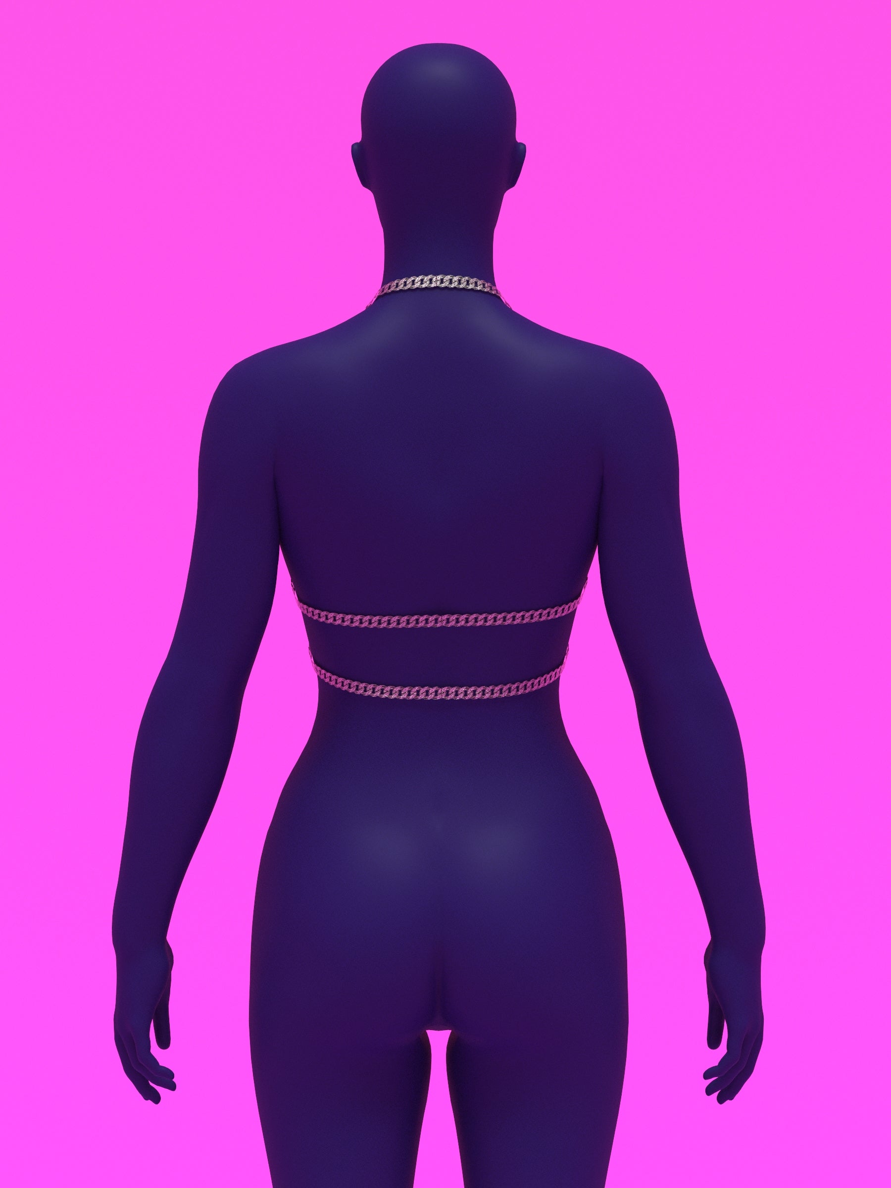 Heart Plate Top Sewing Pattern For Drag Queens Valentines Day Outfit Costume by Katkow Red Back Model