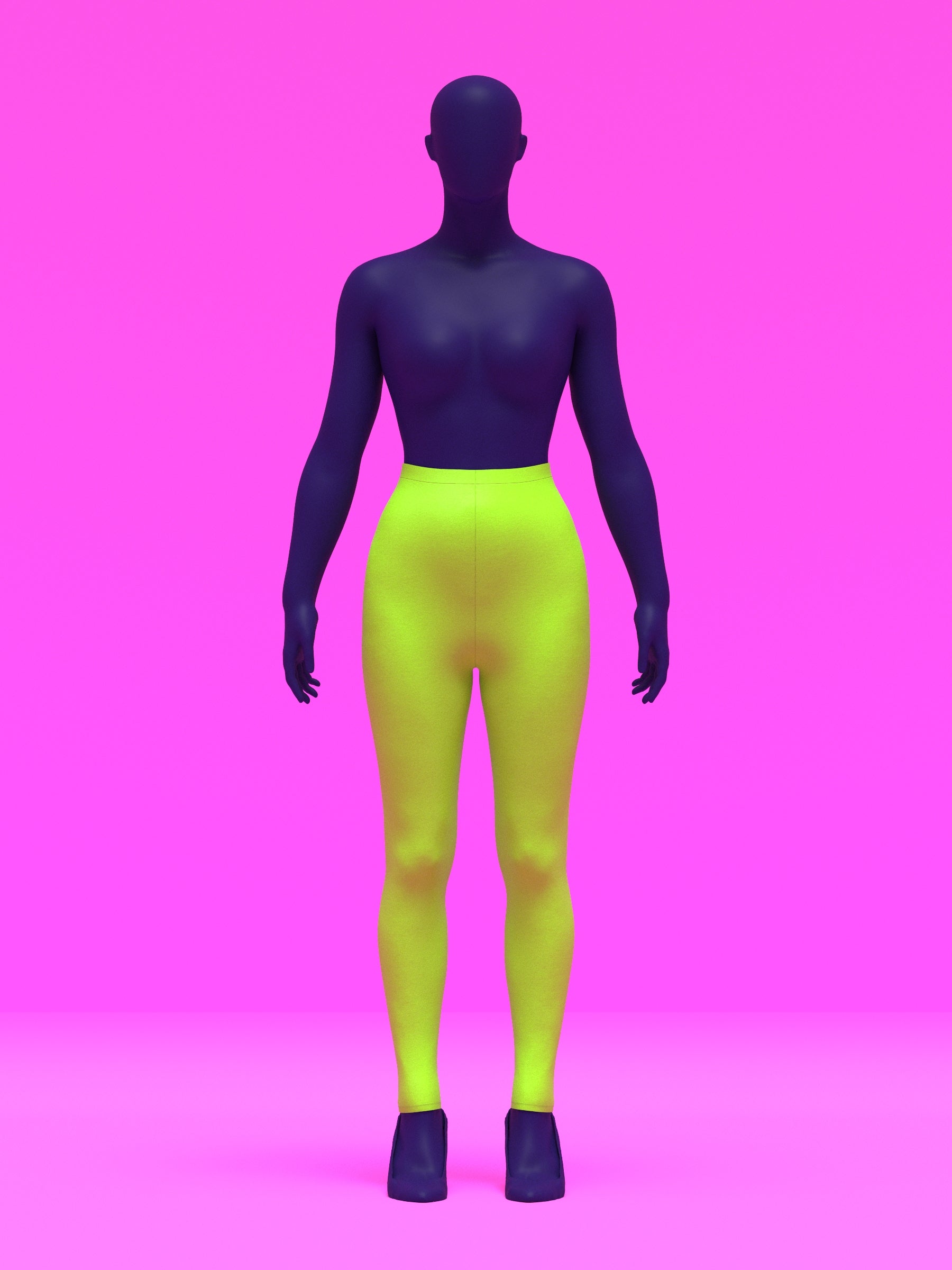 High Waisted Leggings Sewing Pattern (XS-4X) For Drag Queens pants bottoms stretch easy sew by Katkow front