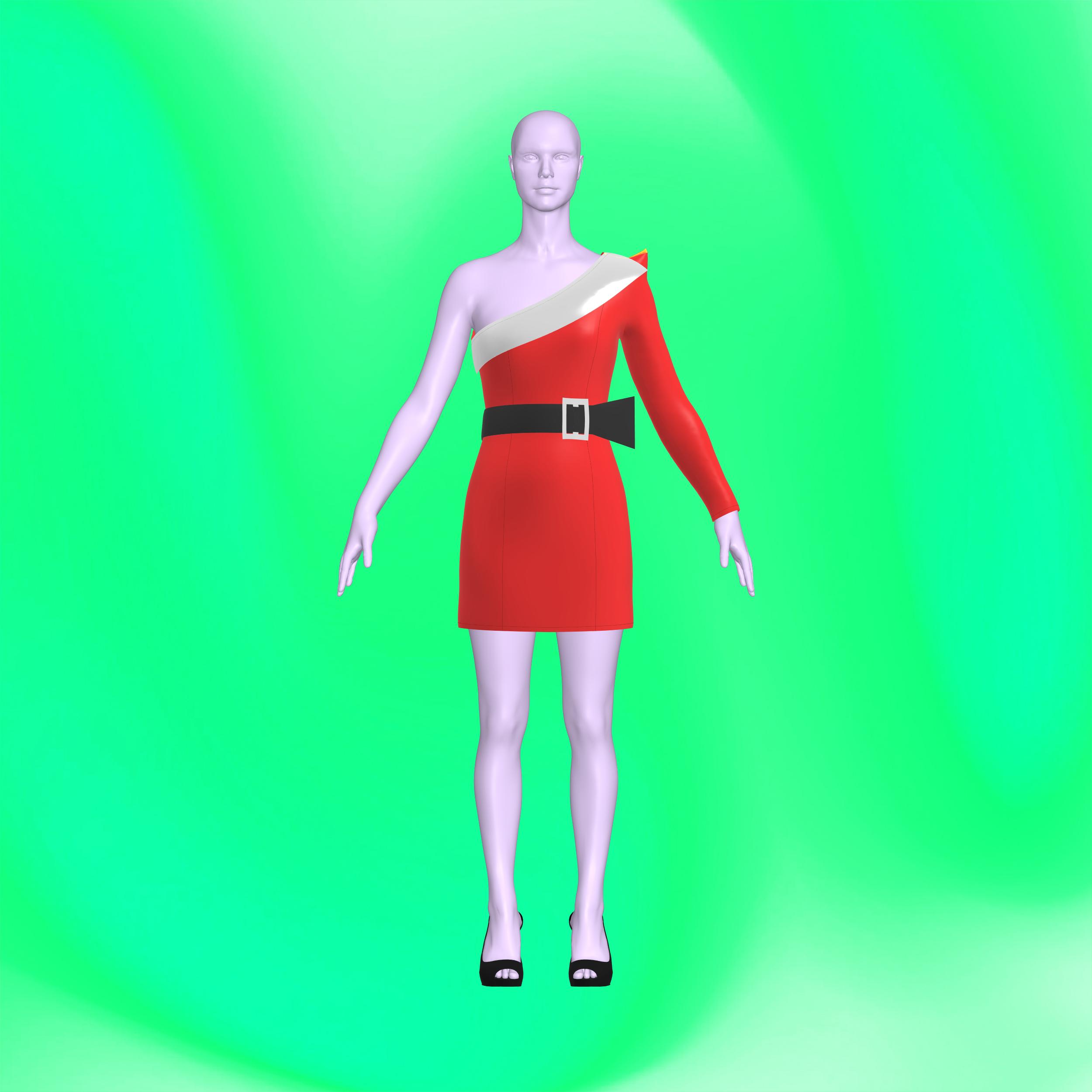 Katkow Asymmetric Sleeve Mini Dress Sewing Pattern (Sizes XS-4X) - PDF Made for Drag Queens Drag Queen Fashion Midi Dress Holiday Dress Santa DressKatkow Asymmetric Sleeve Mini Dress Sewing Pattern (Sizes XS-4X) - PDF Made for Drag Queens Drag Queen Fashion Midi Dress Holiday Dress Santa Dress