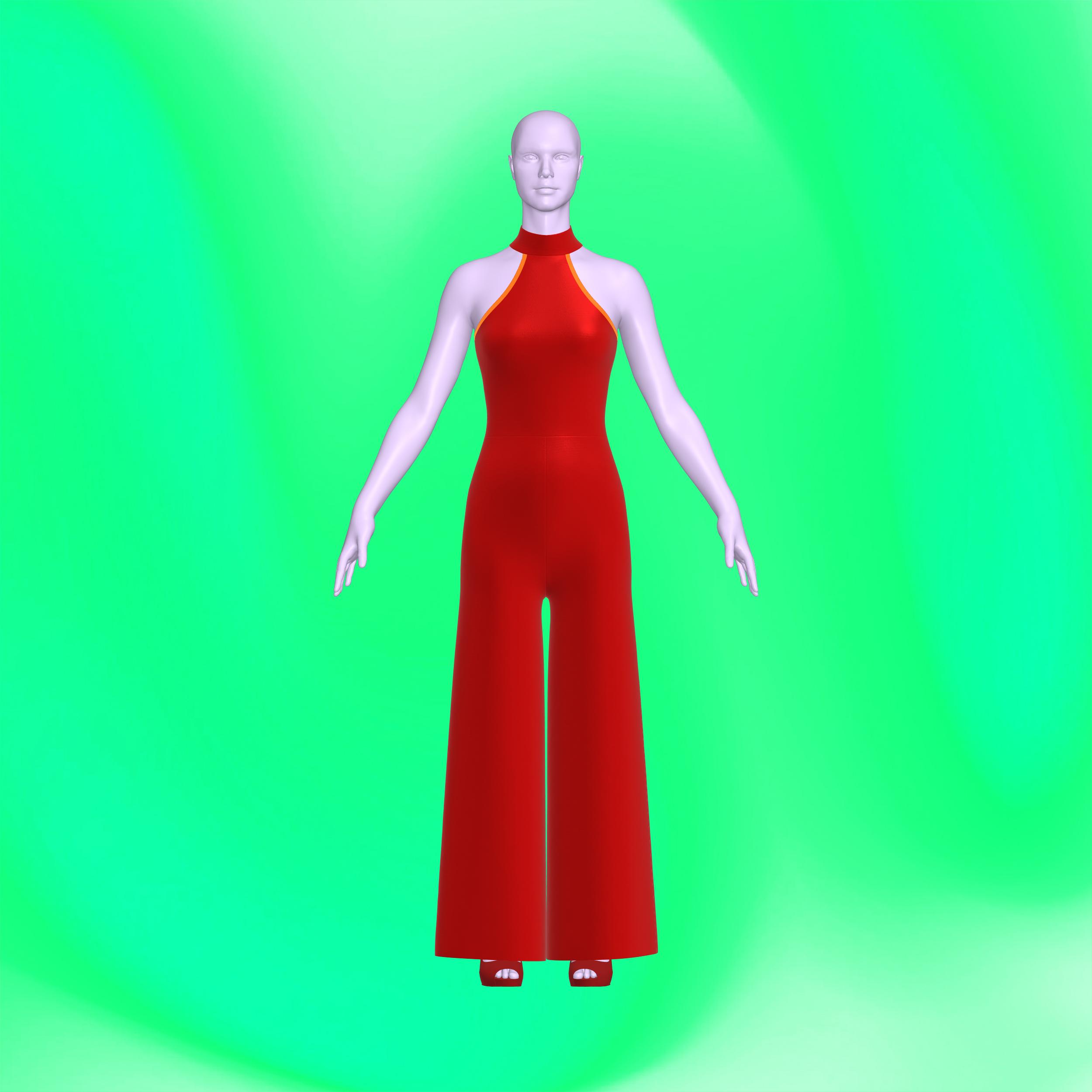 Katkow Jumpsuit Sewing Pattern for Drag Queens Costume, Fashion, Disco