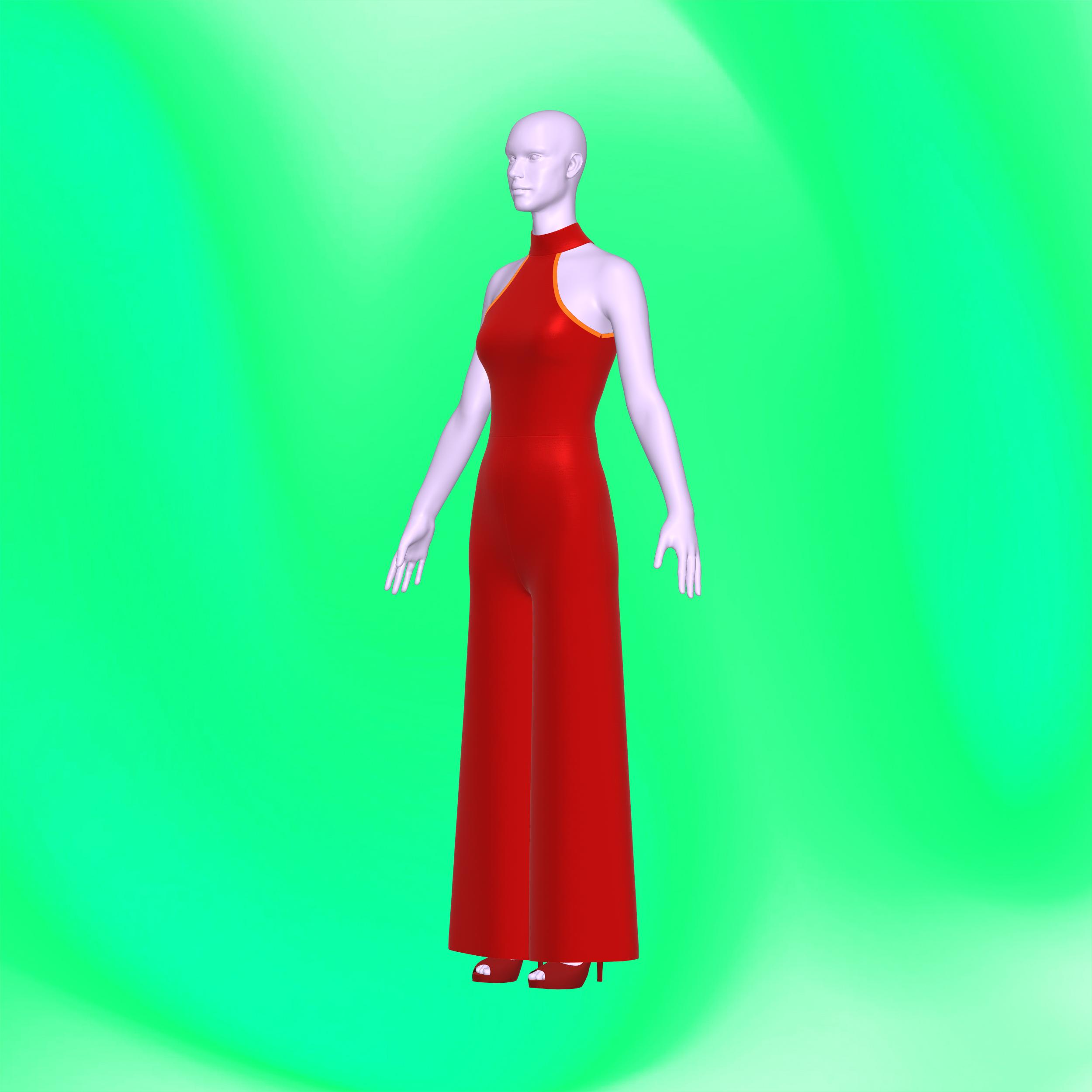 Katkow Jumpsuit Sewing Pattern for Drag Queens Costume, Fashion, Disco