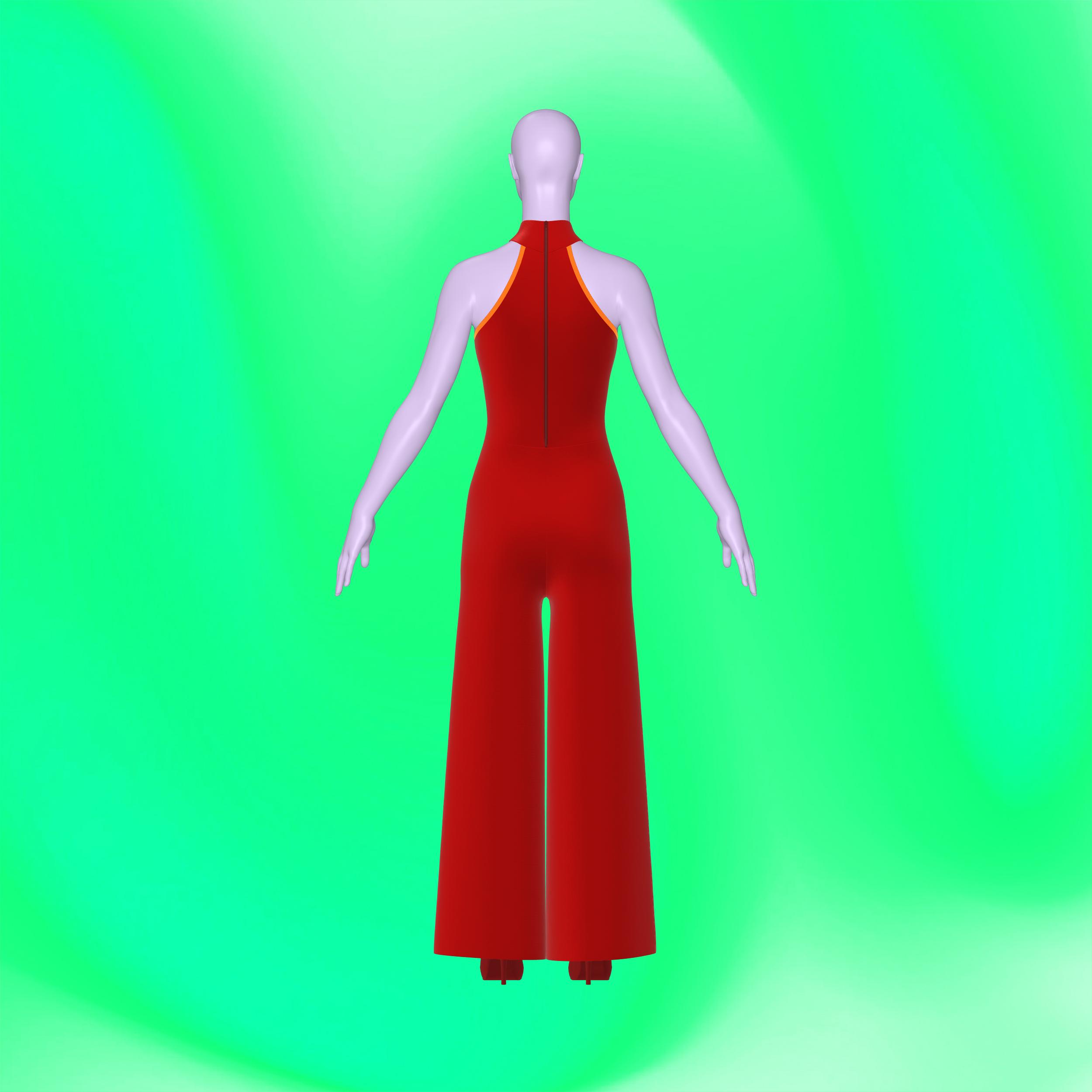 Katkow Jumpsuit Sewing Pattern for Drag Queens Costume, Fashion, Disco