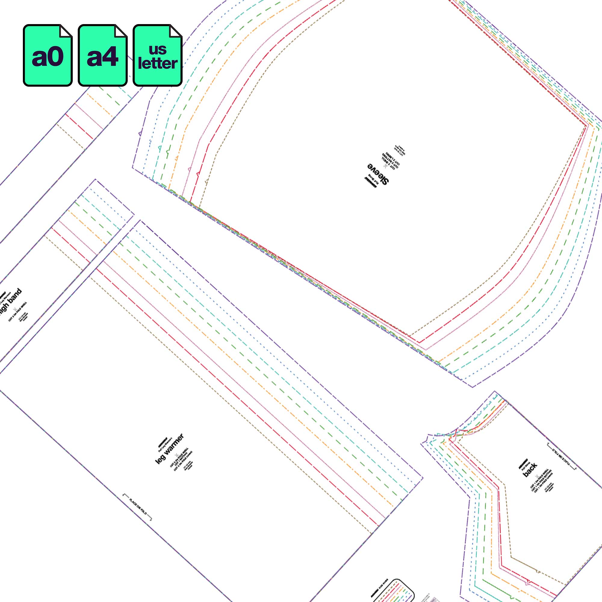 katkow drag queen sewing pattern puffer jacket pdfs