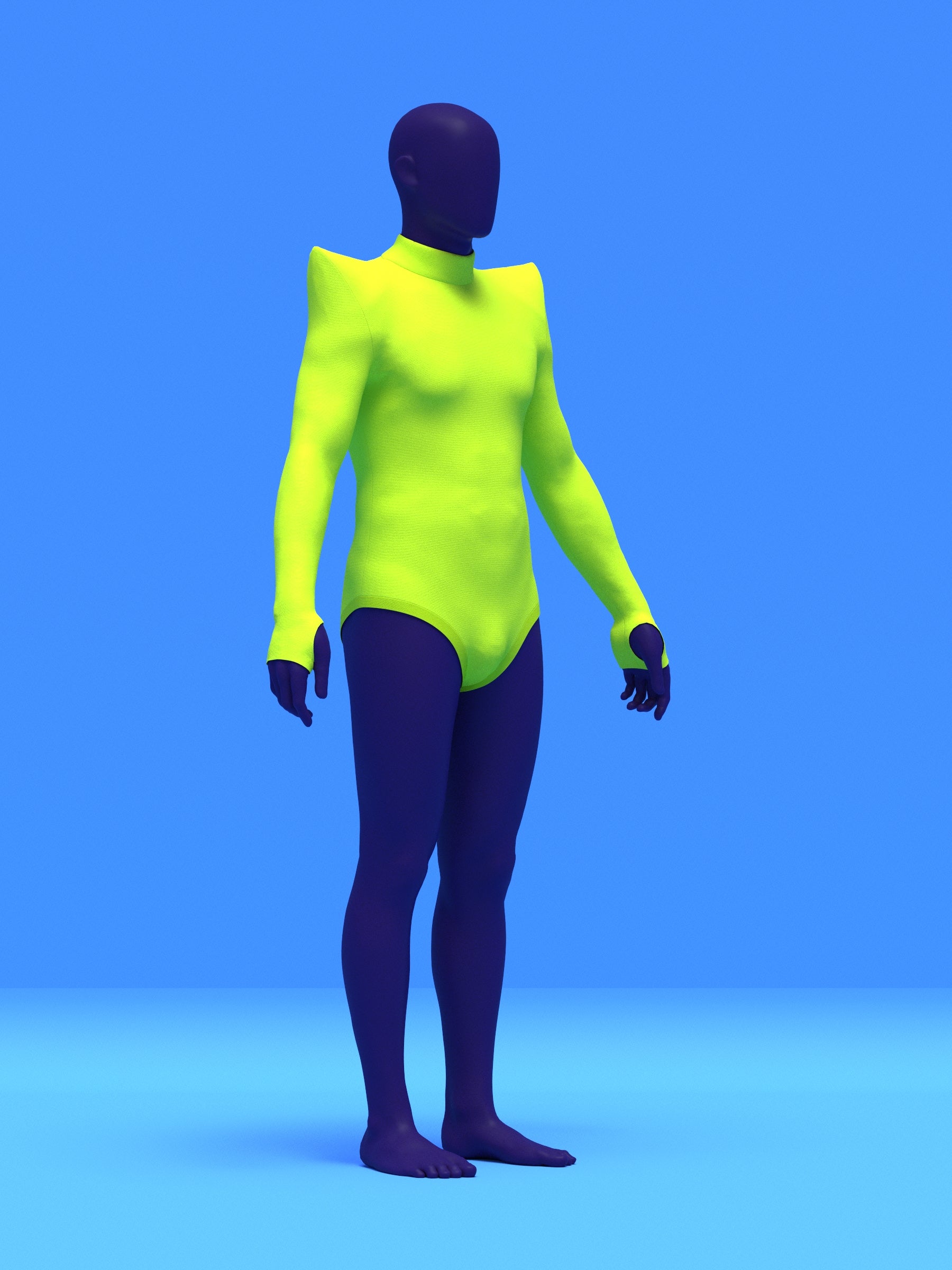 Men's Pointed Shoulder Leotard Sewing Pattern For Cosplay Bodysuit Stretch Easy Beginner Sew Superhero villain costume by Katkow