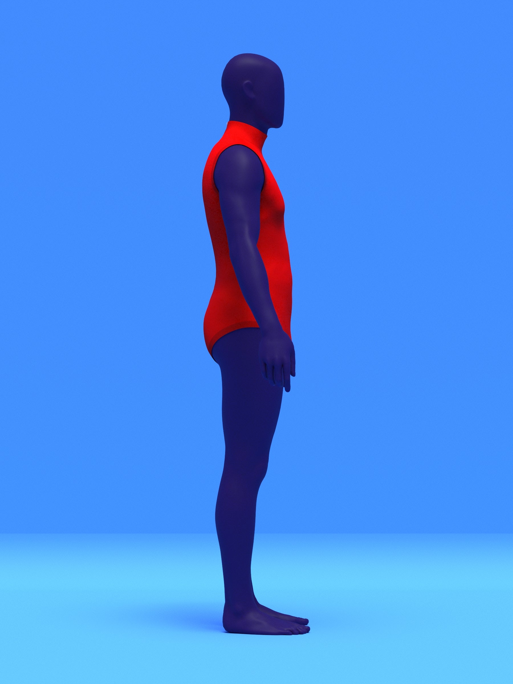 Men's Sleeveless Leotard Sewing Pattern for Cosplay and Dancewear Stretch Bodysuit Onesie Superhero Suit Costume