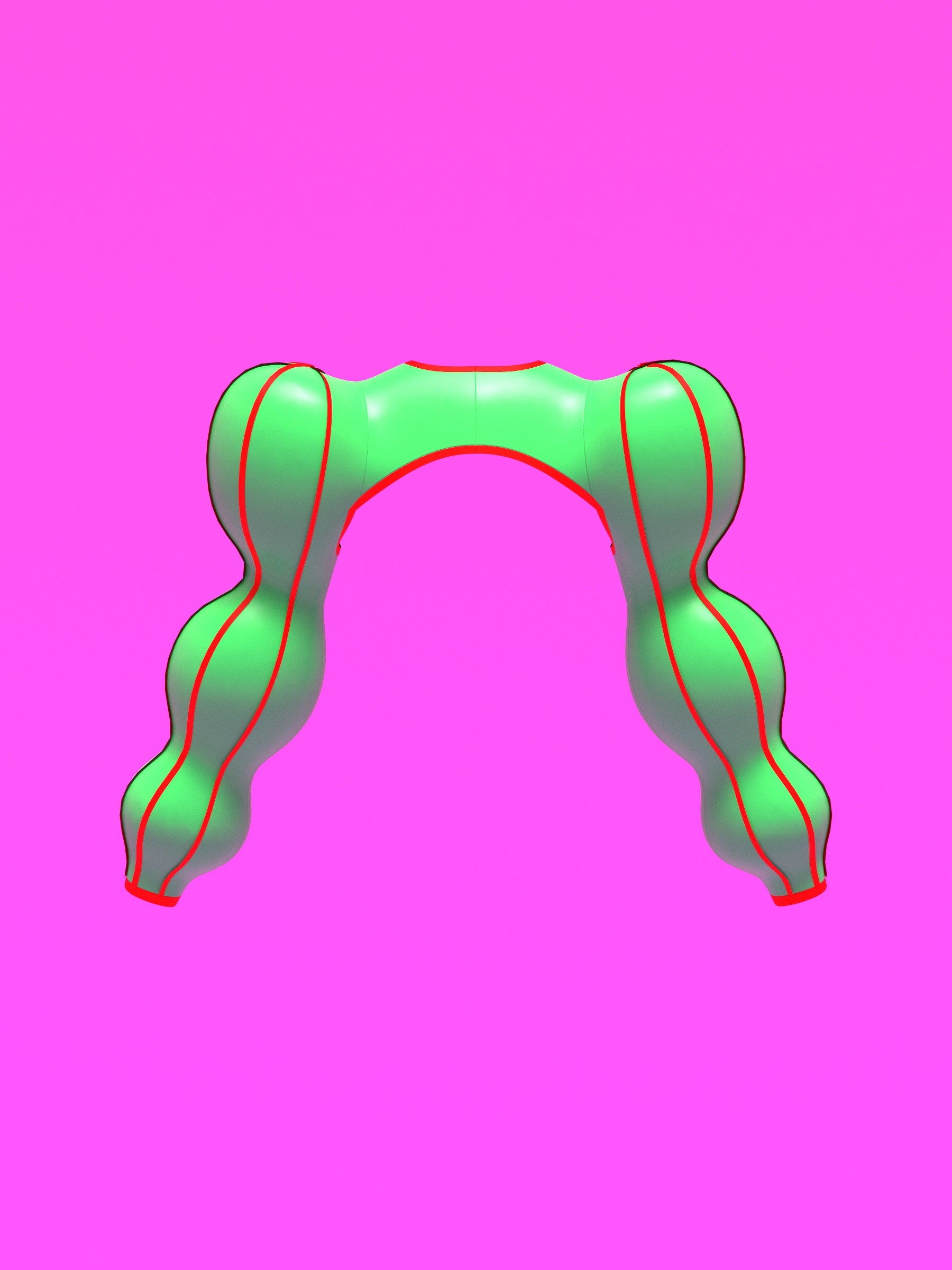 Ornament Ball Sleeve Shrug Sewing Pattern Top for Drag Queens Holiday Festive Outfit Costume Big Sleeves back garment