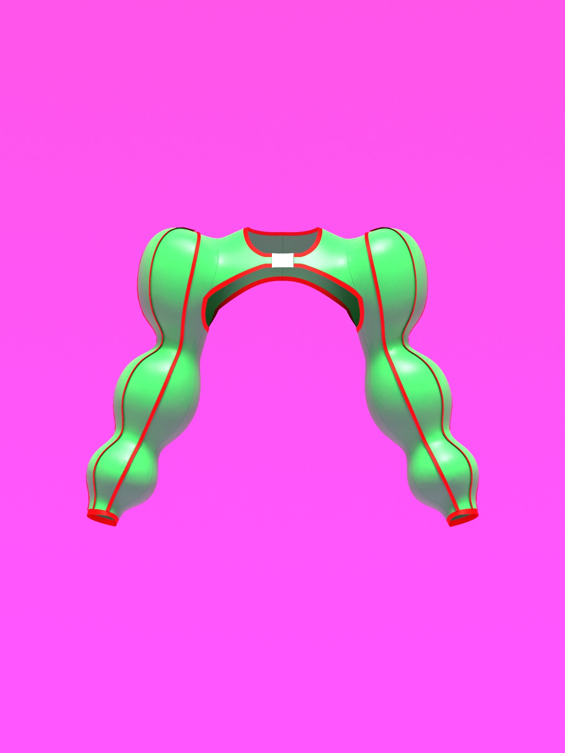 Ornament Ball Sleeve Shrug Sewing Pattern Top for Drag Queens Holiday Festive Outfit Costume Big Sleeves front garment