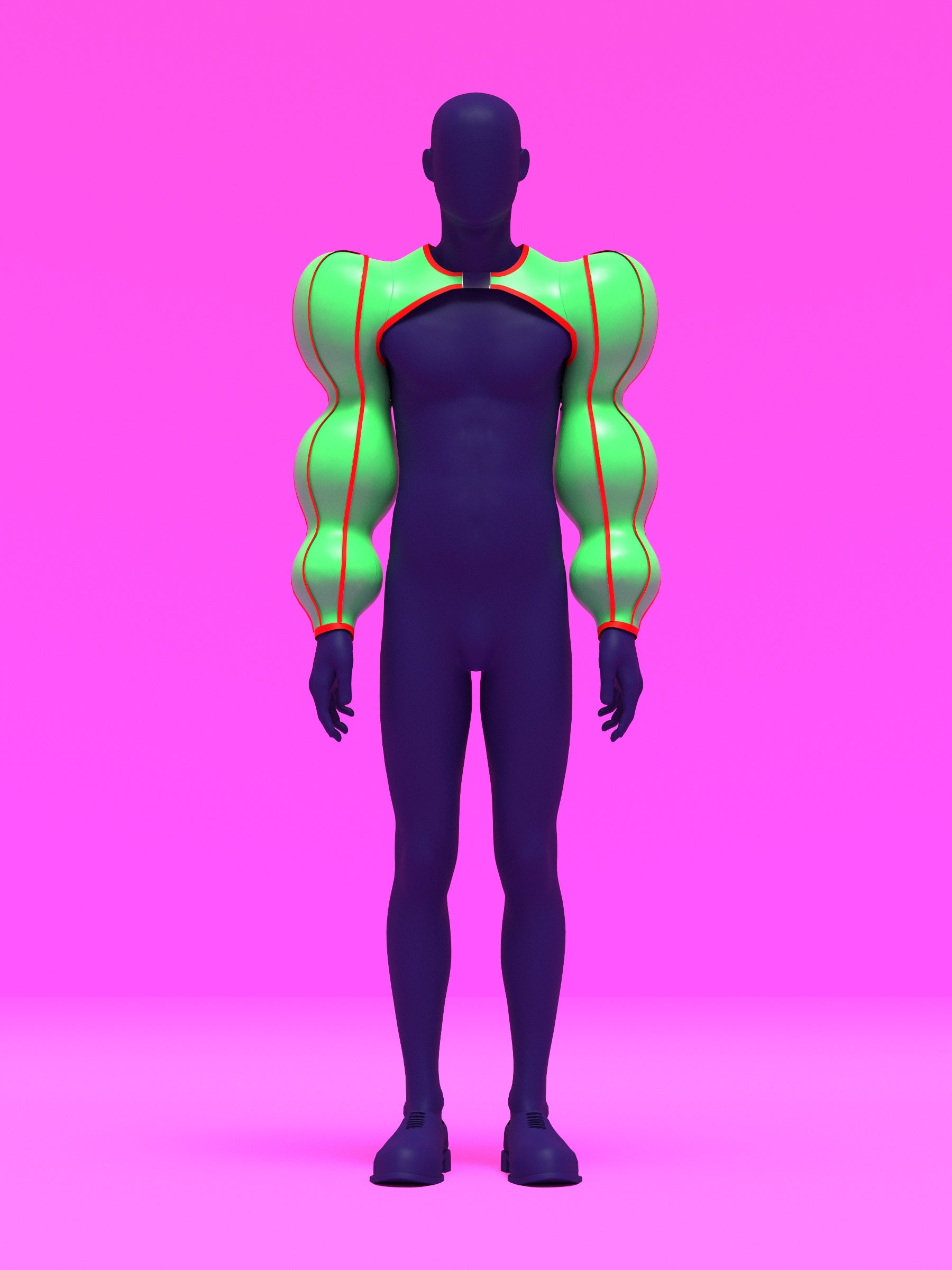 Ornament Ball Sleeve Shrug Sewing Pattern Top for Drag Queens Holiday Festive Outfit Costume Big Sleeves Man