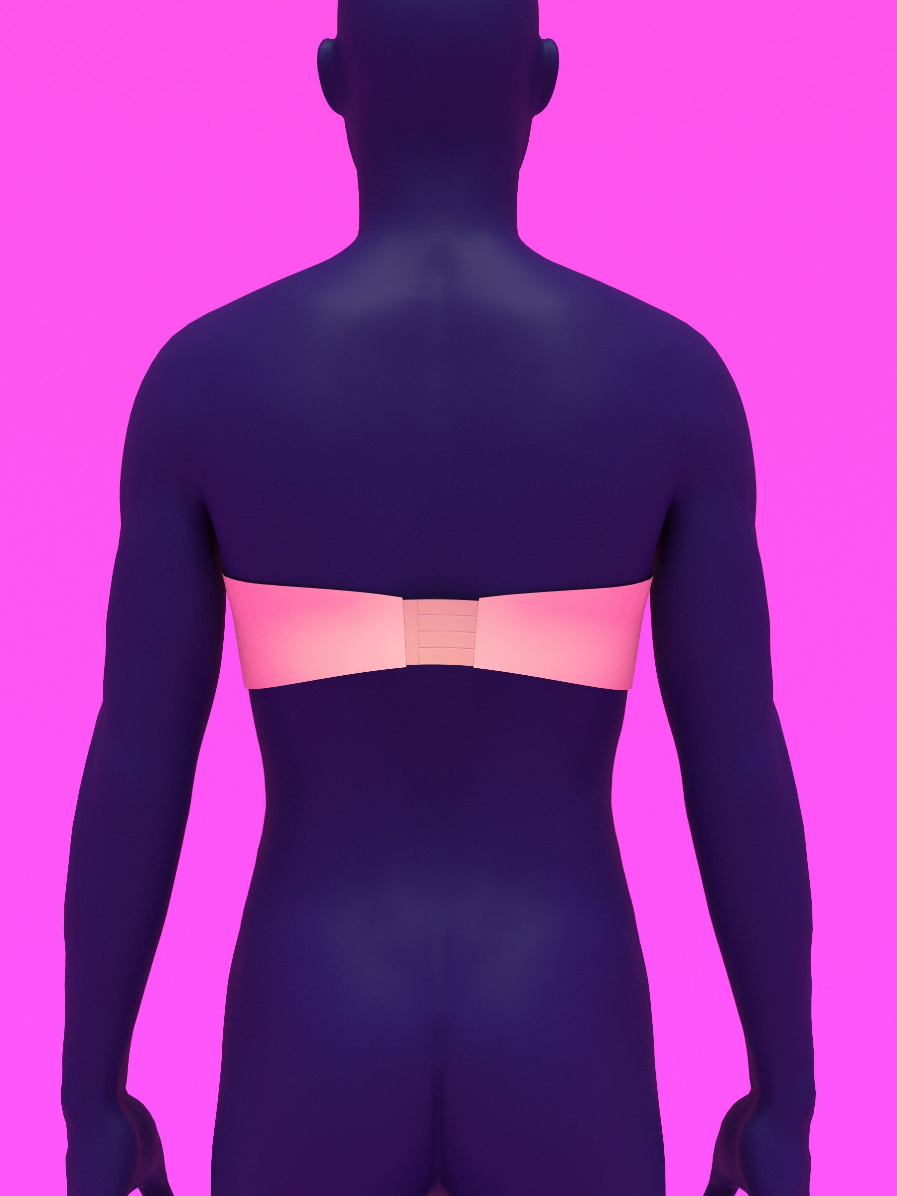 Padded Strapless Bra Sewing Pattern For Drag Queens by Katkow Undergarment bust for men