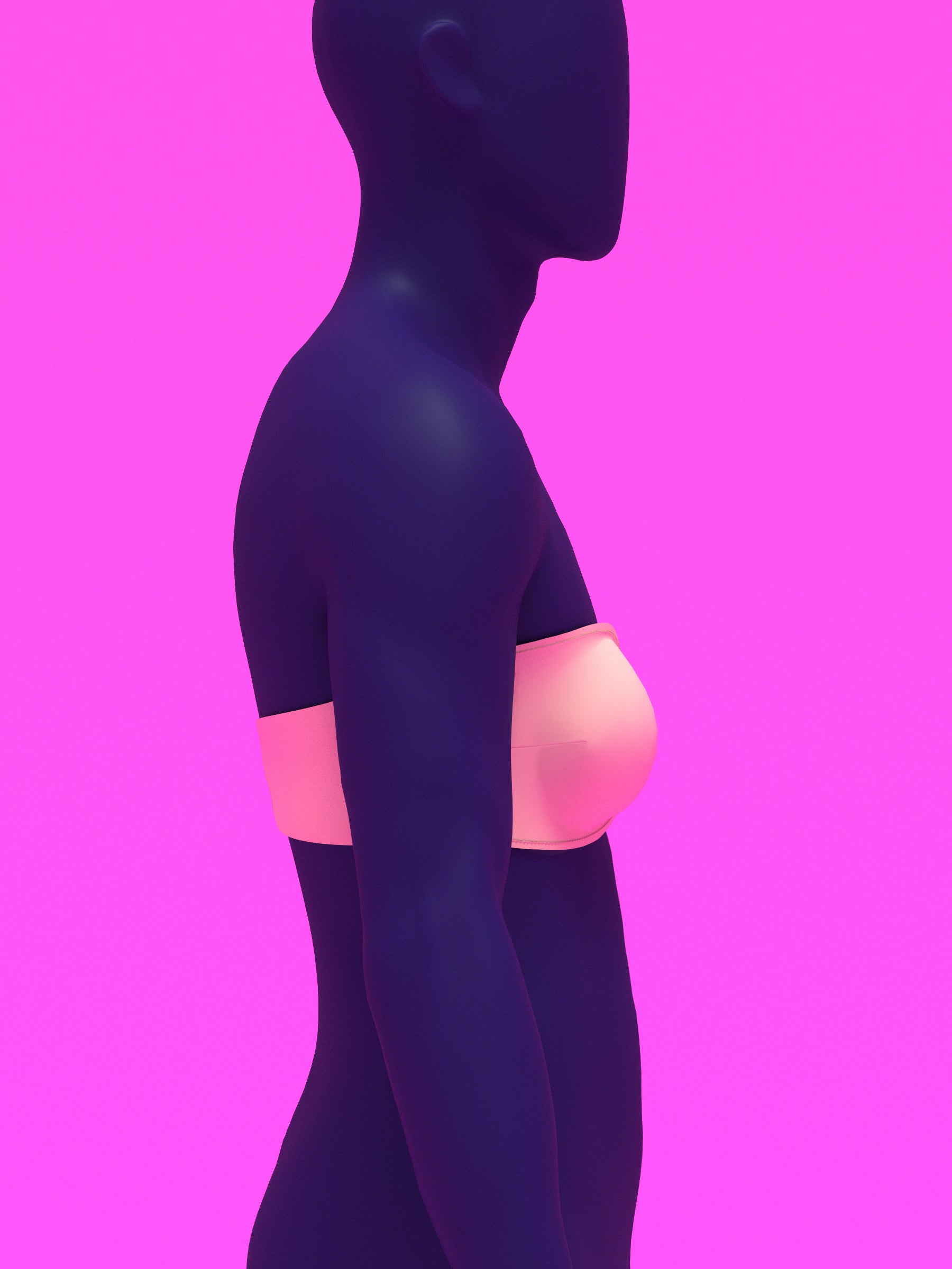 Padded Strapless Bra Sewing Pattern For Drag Queens by Katkow Undergarment bust for men