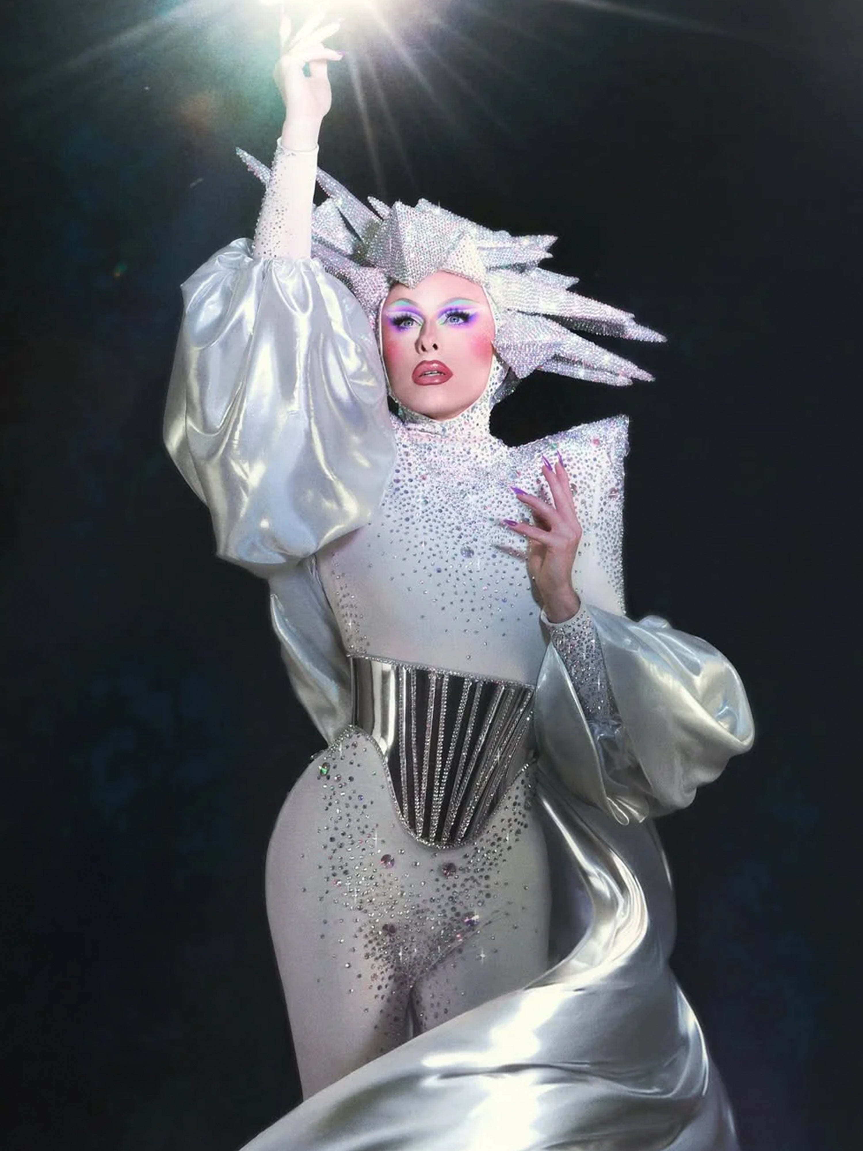 Pointed Shoulder Catsuit Sewing Pattern