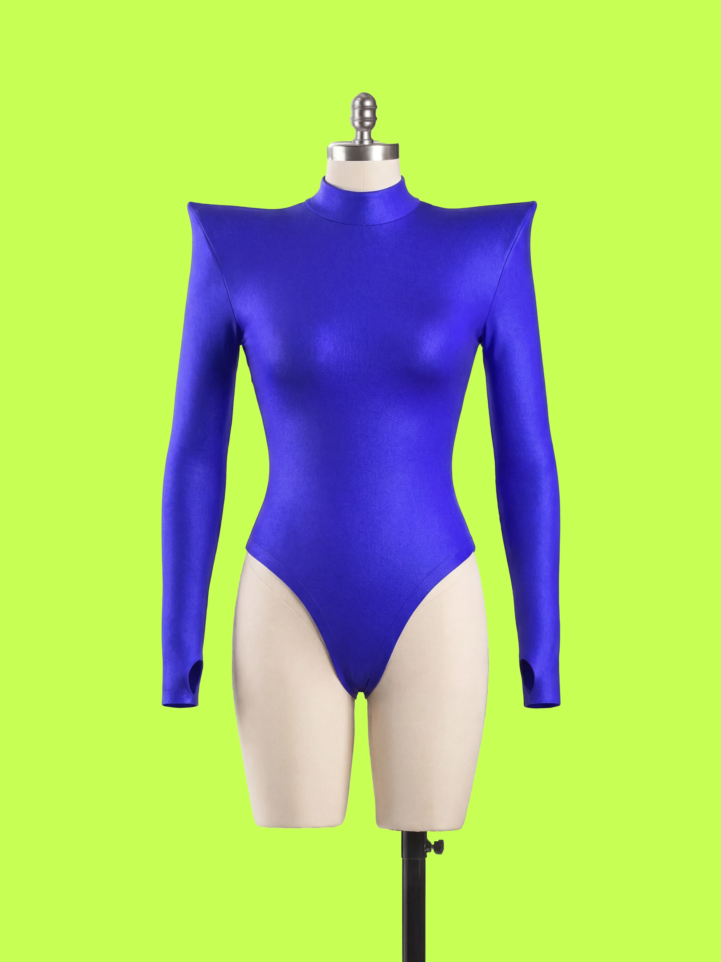 Pointed Shoulder Leotard Sewing Pattern For Drag Queens Cosplay by Katkow Stretch outfit dress form
