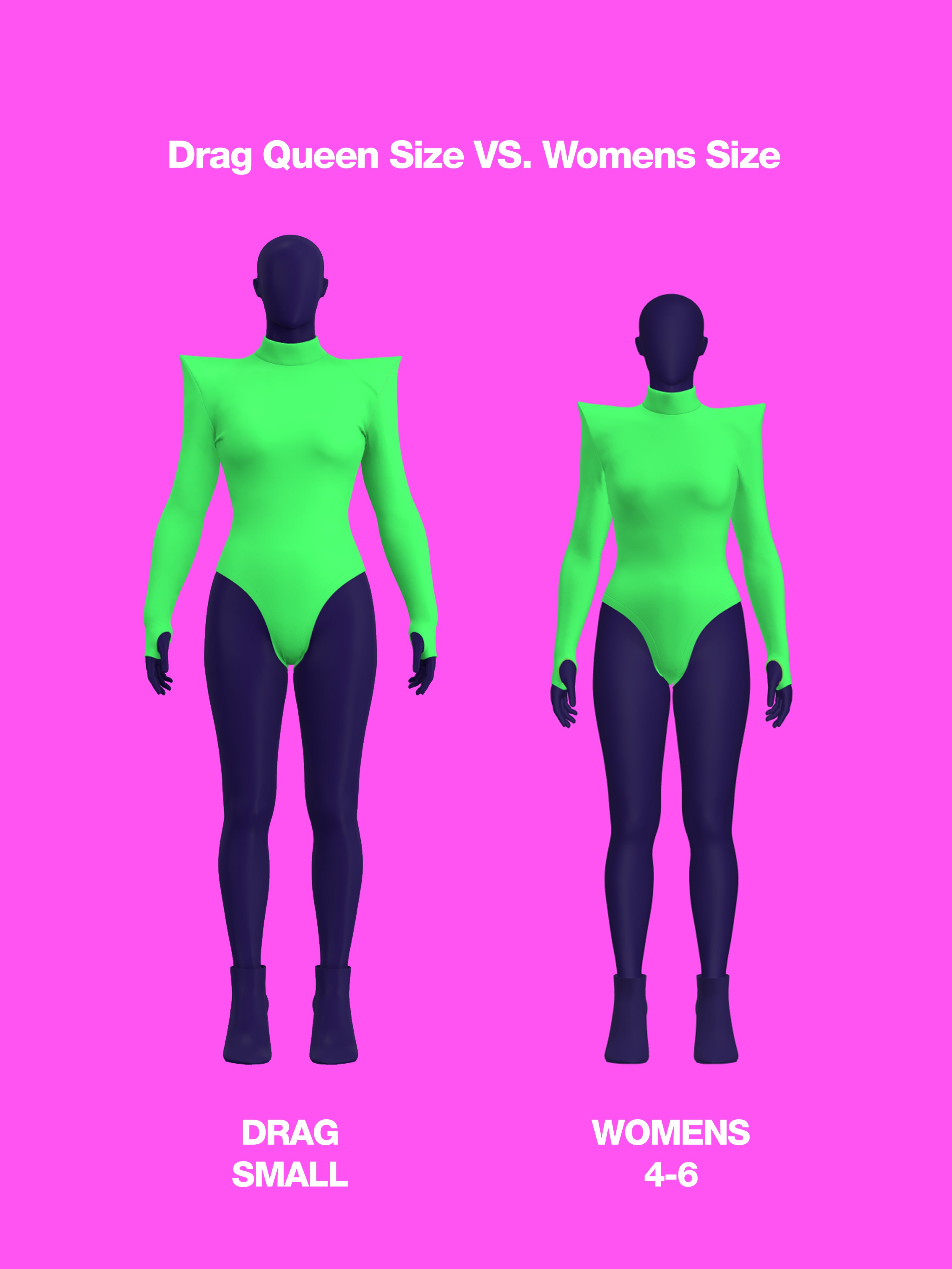 Pointed Shoulder Leotard Sewing Pattern For Drag Queens and Womens Cosplay by Katkow Stretch Dancewear Bodysuit Long Sleeve Sizes