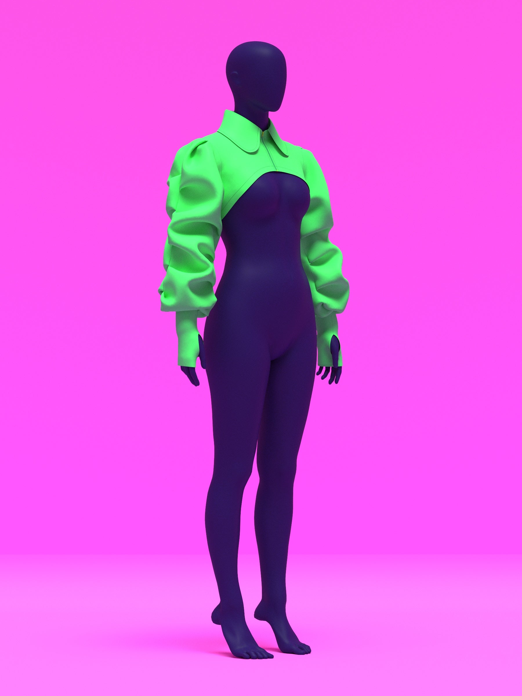 Ruched Sleeve Shrug Sewing Pattern For Drag Queens by Katkow oversized ruffle wrinkle sleeve pattern top accessory