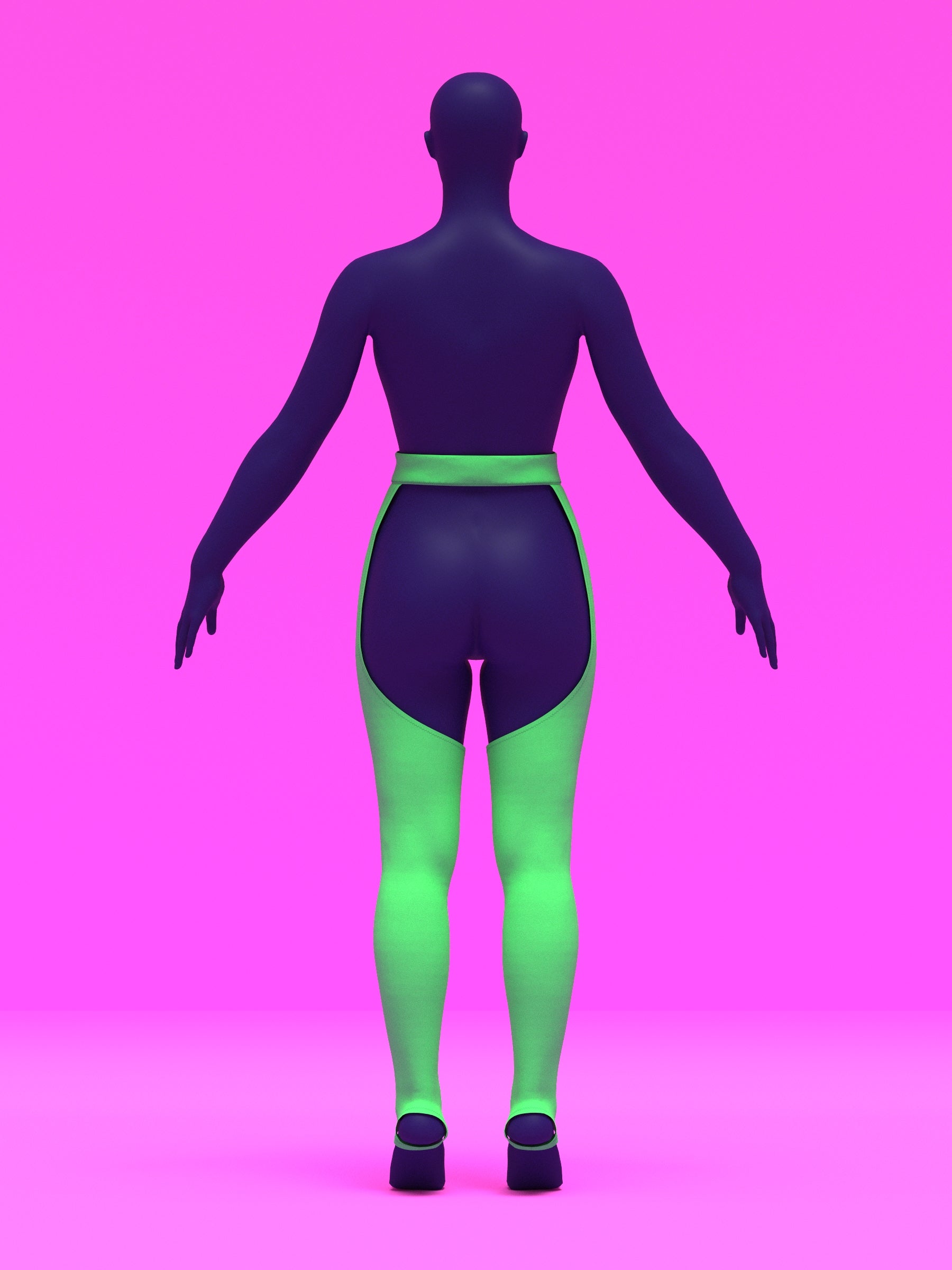 Stretch Chaps Sewing Pattern For Drag Queens Pants Bottoms Beginner Pattern Easy to sew by Katkow