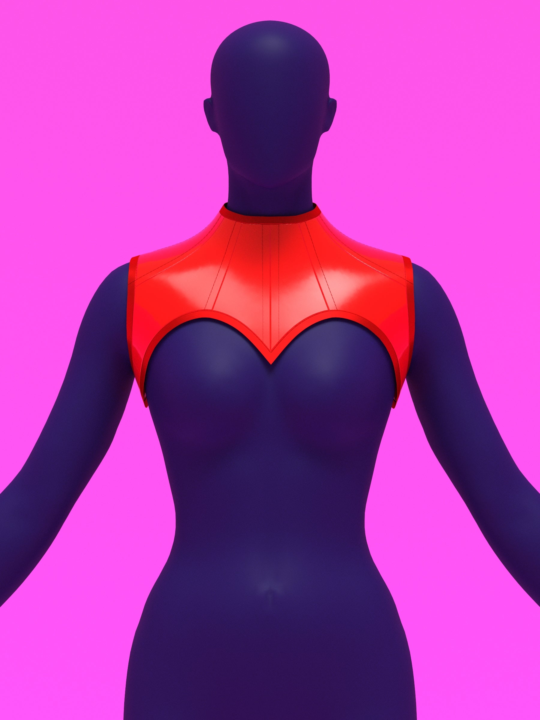 Sweetheart Harness Corset Sewing Pattern for drag queens fetish goth alternative valentines day halloween costume outfit leather by katkow