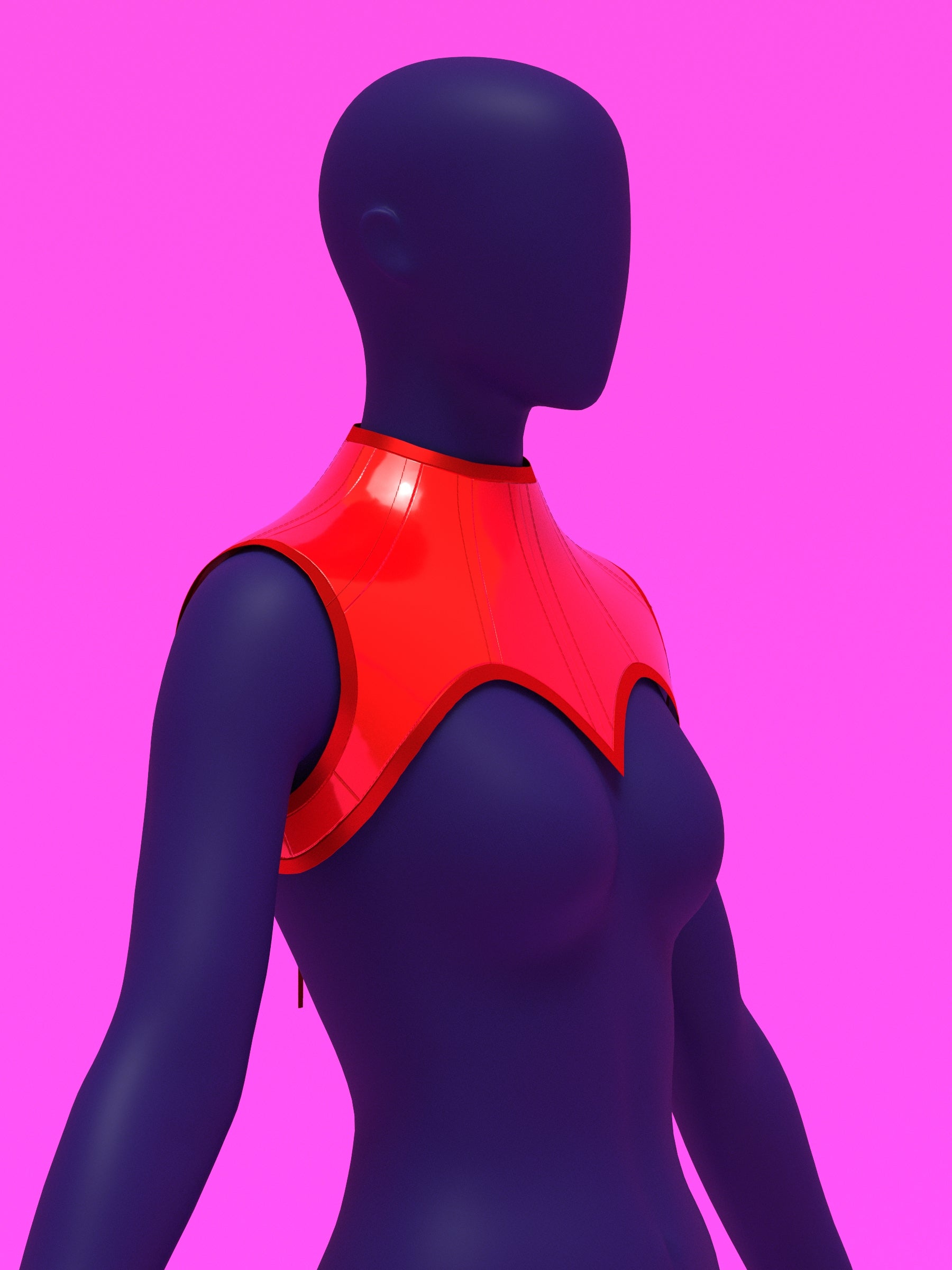 Sweetheart Harness Corset Sewing Pattern for drag queens fetish goth alternative valentines day halloween costume outfit leather by katkow