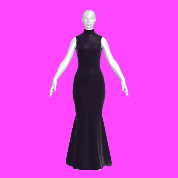 katkow drag queen evening gown sewing pattern gif