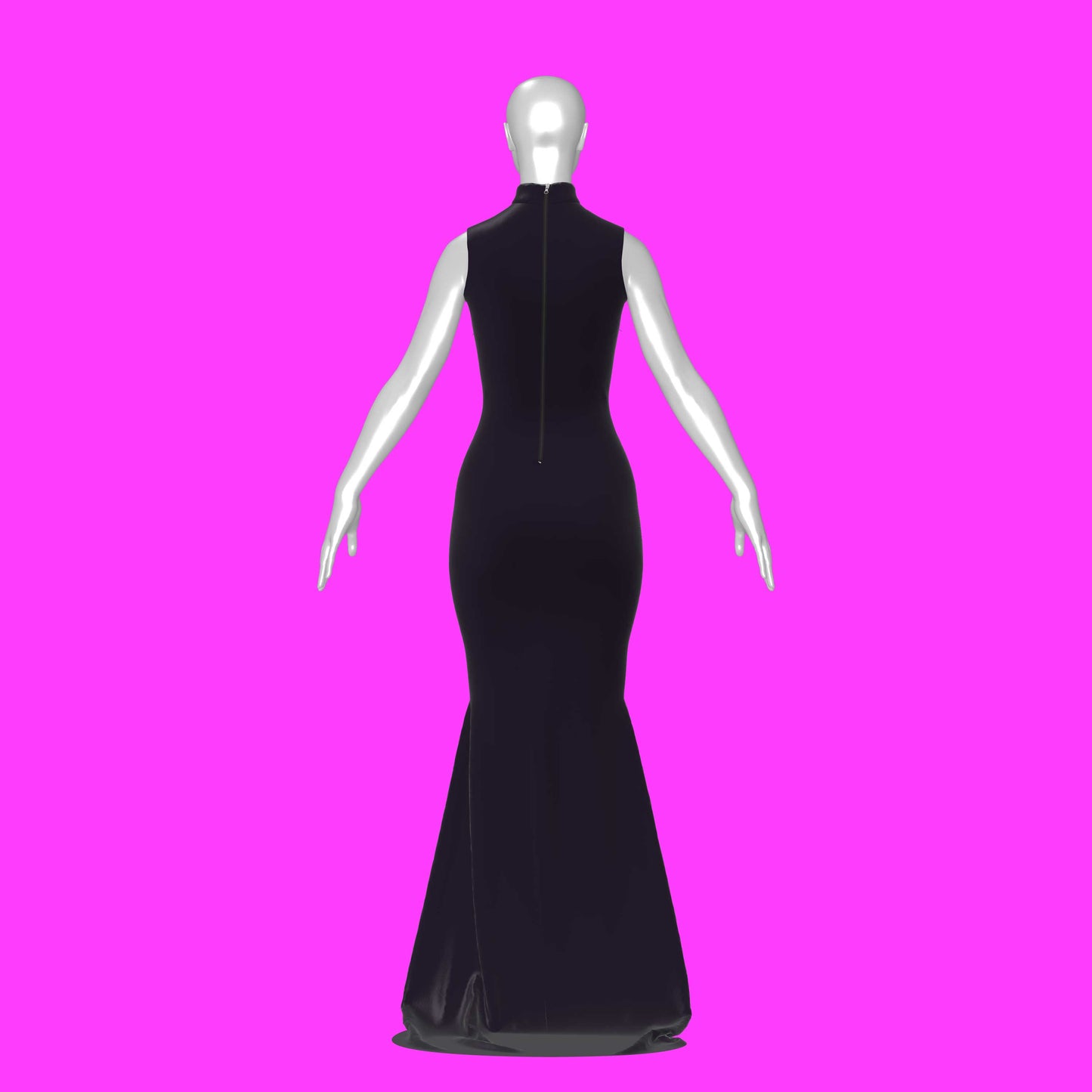 katkow drag queen evening gown sewing pattern back