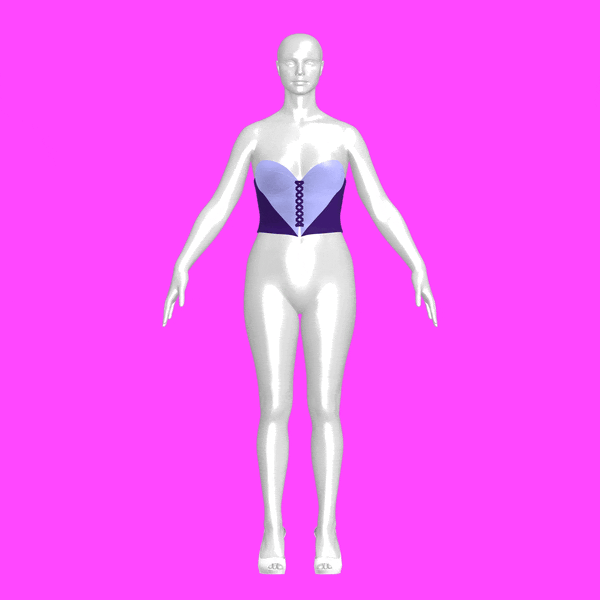 katkow drag queen heart corset sewing pattern gif