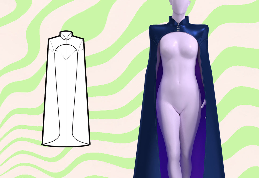 How To Sew A Pointed Shoulder Cape