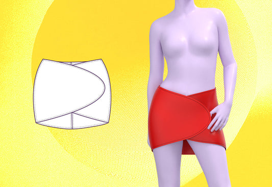 How to Sew a Wrap Miniskirt