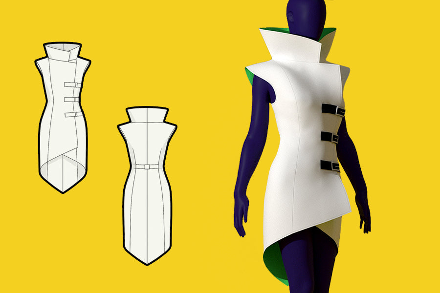 How to Sew a Mad Scientist Lab Coat Drag Halloween Costume