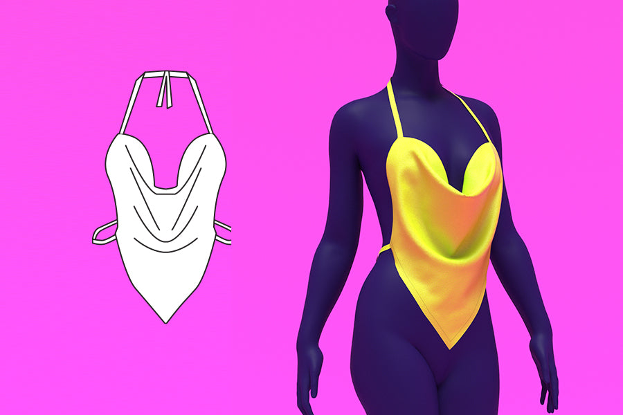 how to sew a cowl neck top 