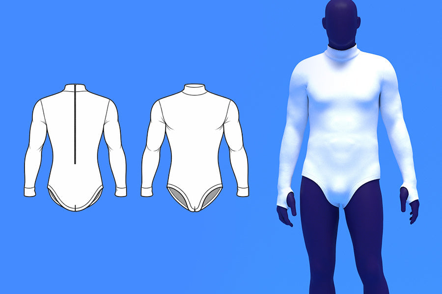 How to Sew a Men's Long Sleeve Leotard