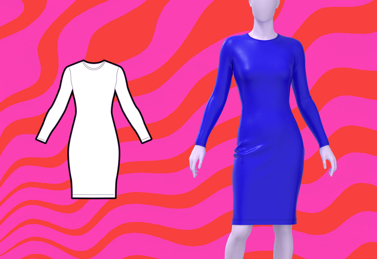 How to sew a bodycon stretch dress sewing pattern for drag queens