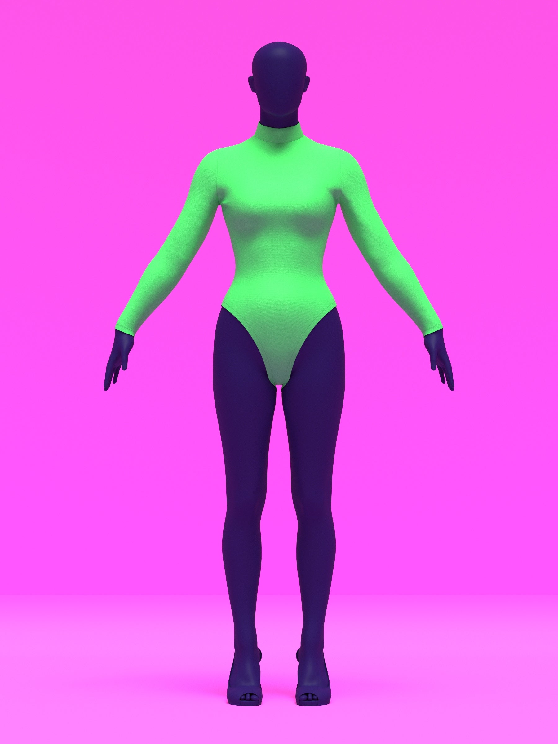 Long Sleeve Leotard Sewing Pattern for Drag Queens Costume Outfit Cosplay Rave Festival Dance Katkow Sew DIY