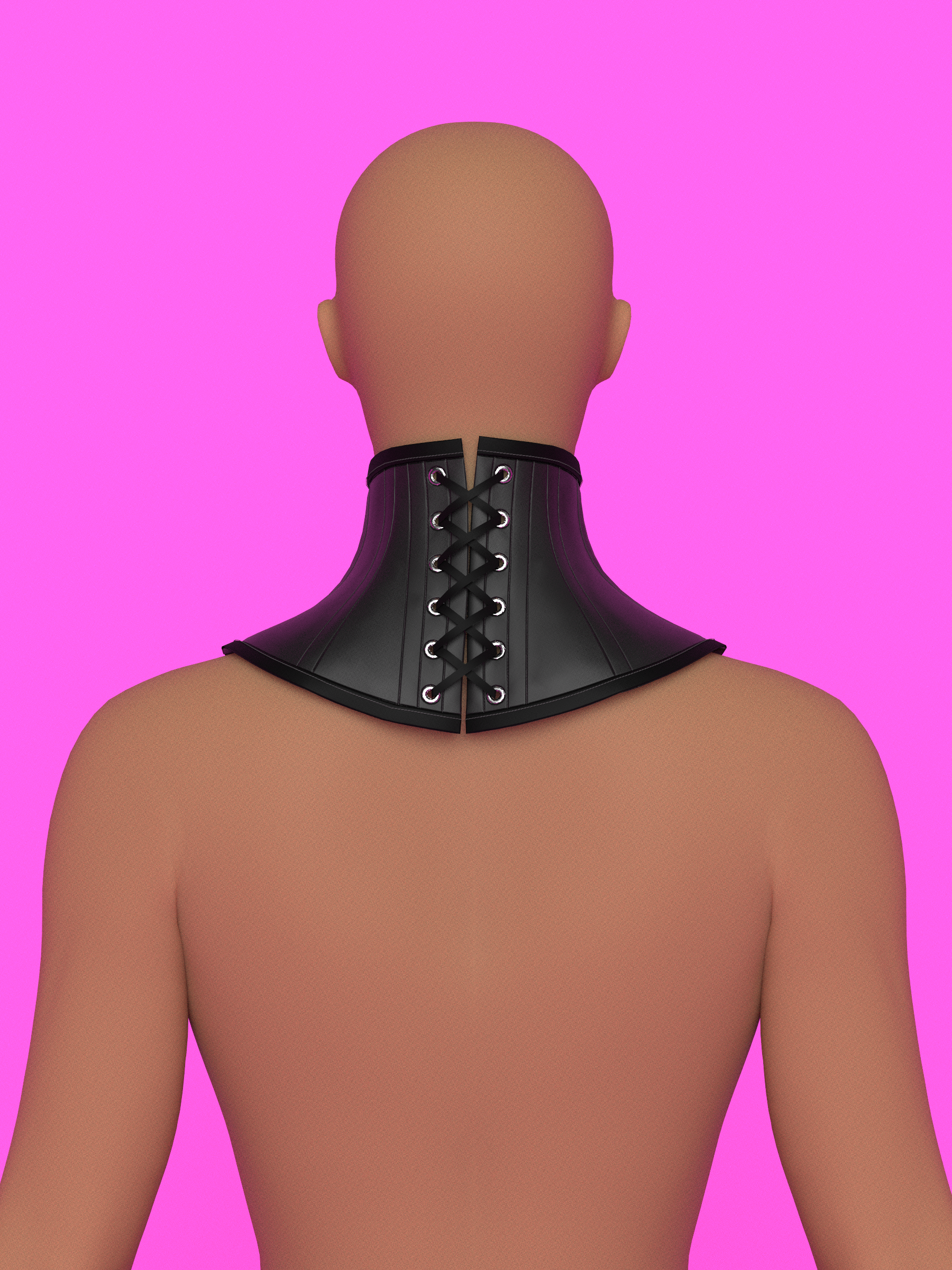 Rounded Neck Corset Sewing Pattern For Drag Queens Cosplay Alternative Fetish Goth Costumes Outfits