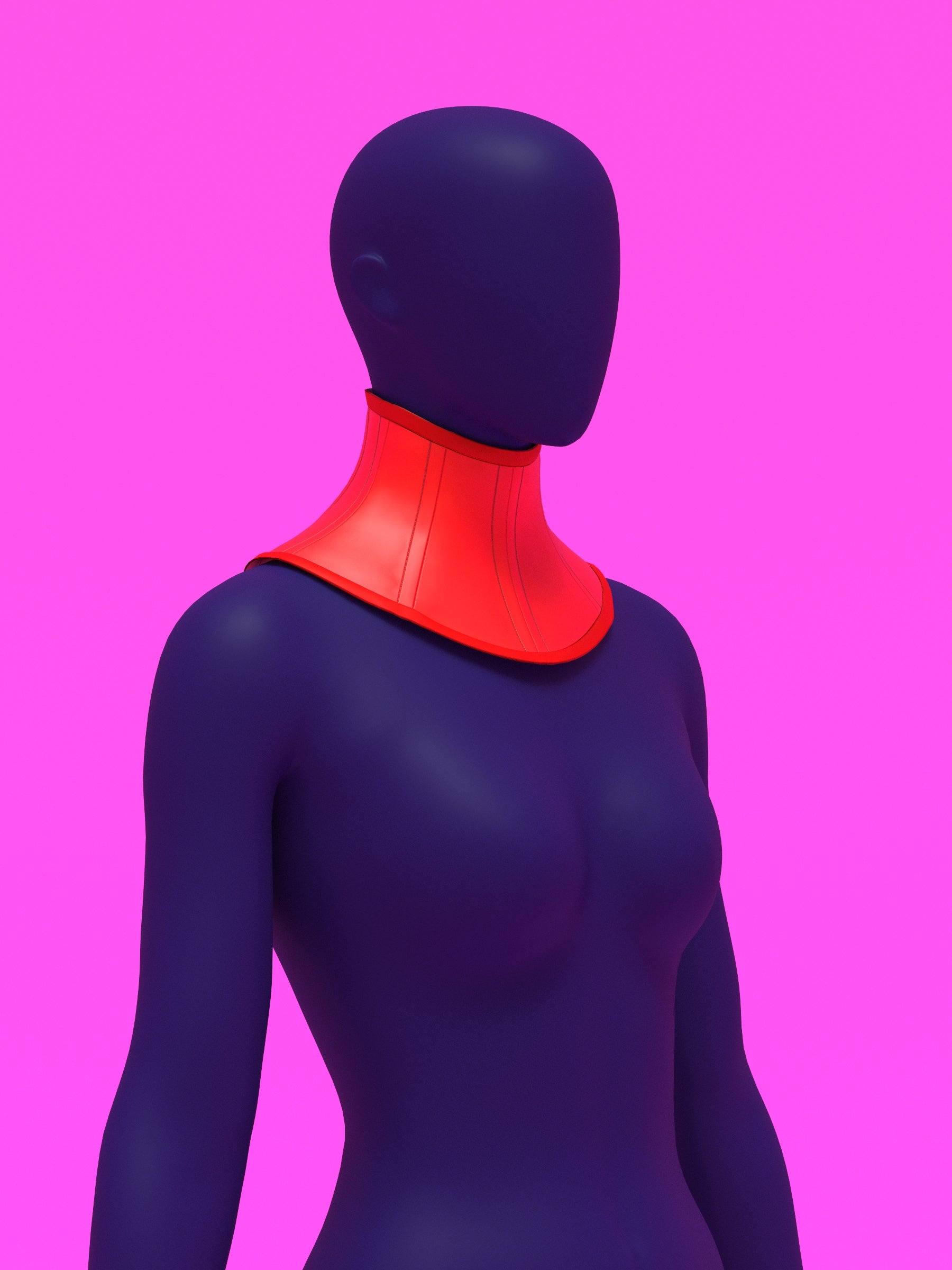 Rounded Neck Corset Sewing Pattern For Drag Queens Cosplay Alternative Fetish Goth Costumes Outfits